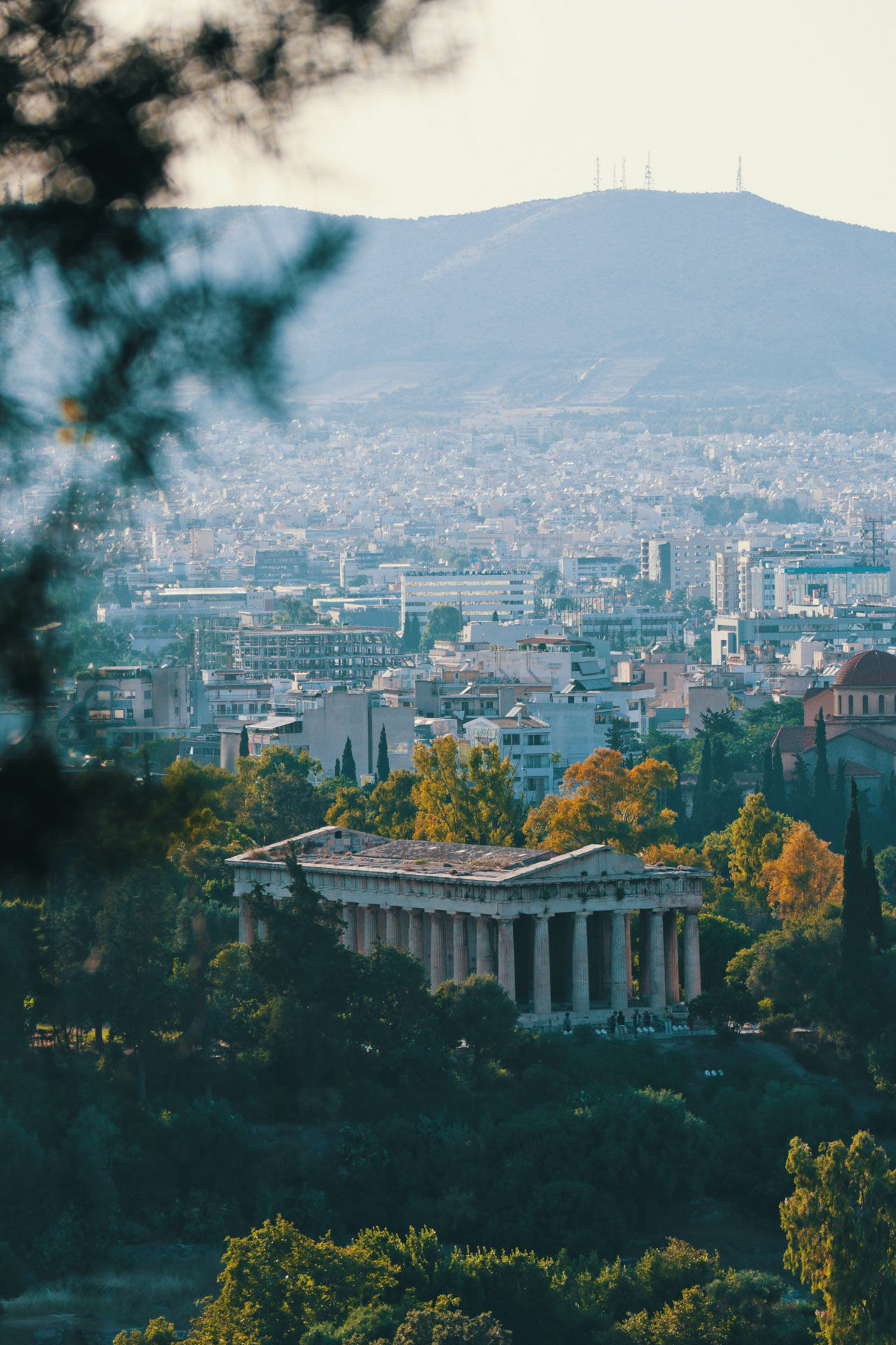 The Temple of  Hephaestus was built in the 5th century BC as a dedication to the god of fire