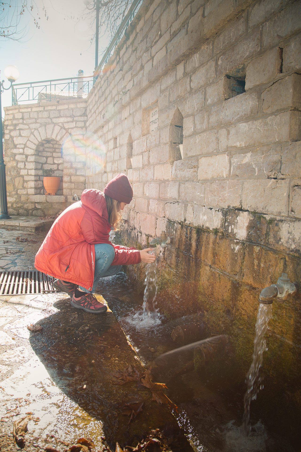 Traditional fountain at Old Small Village