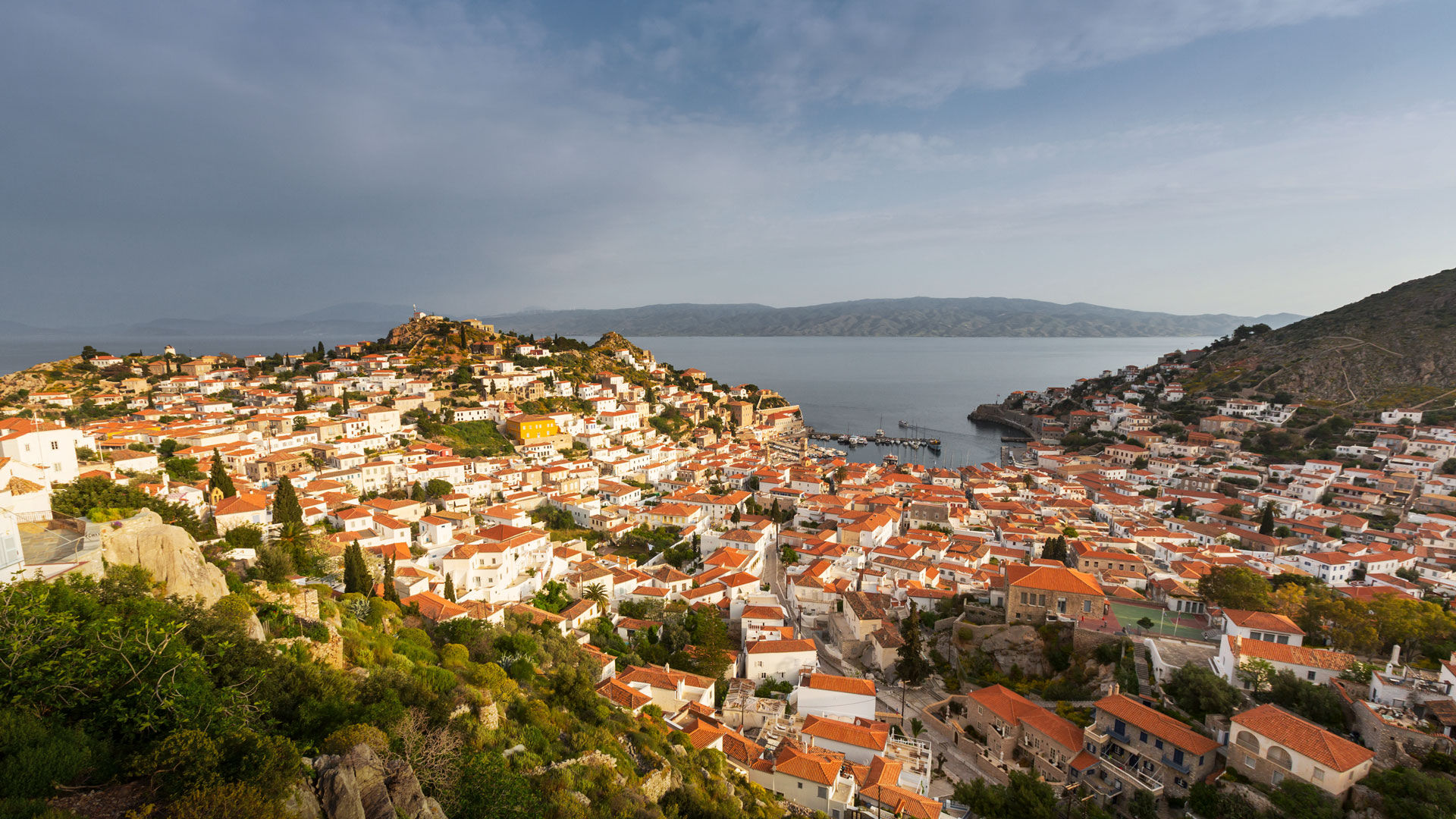 View of Hydra's Hora from above