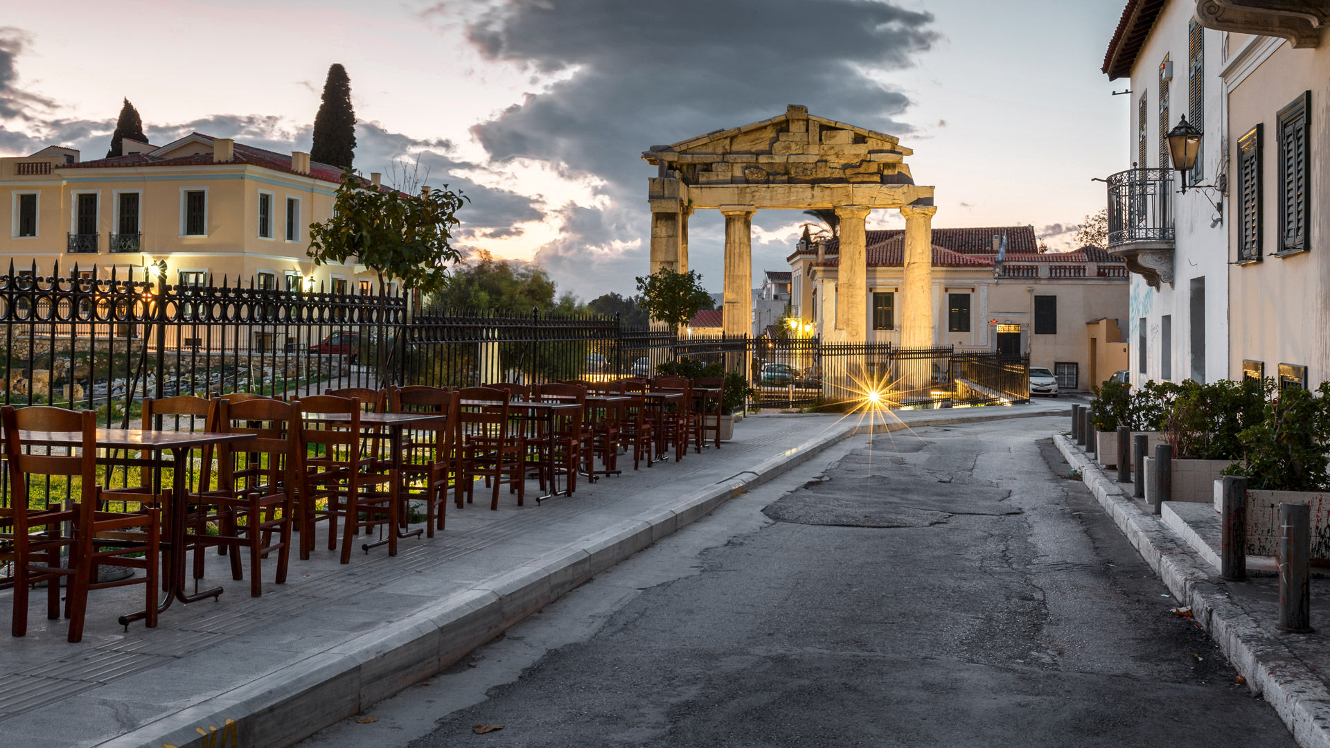 Walking around Athens is like visiting an open-air museum