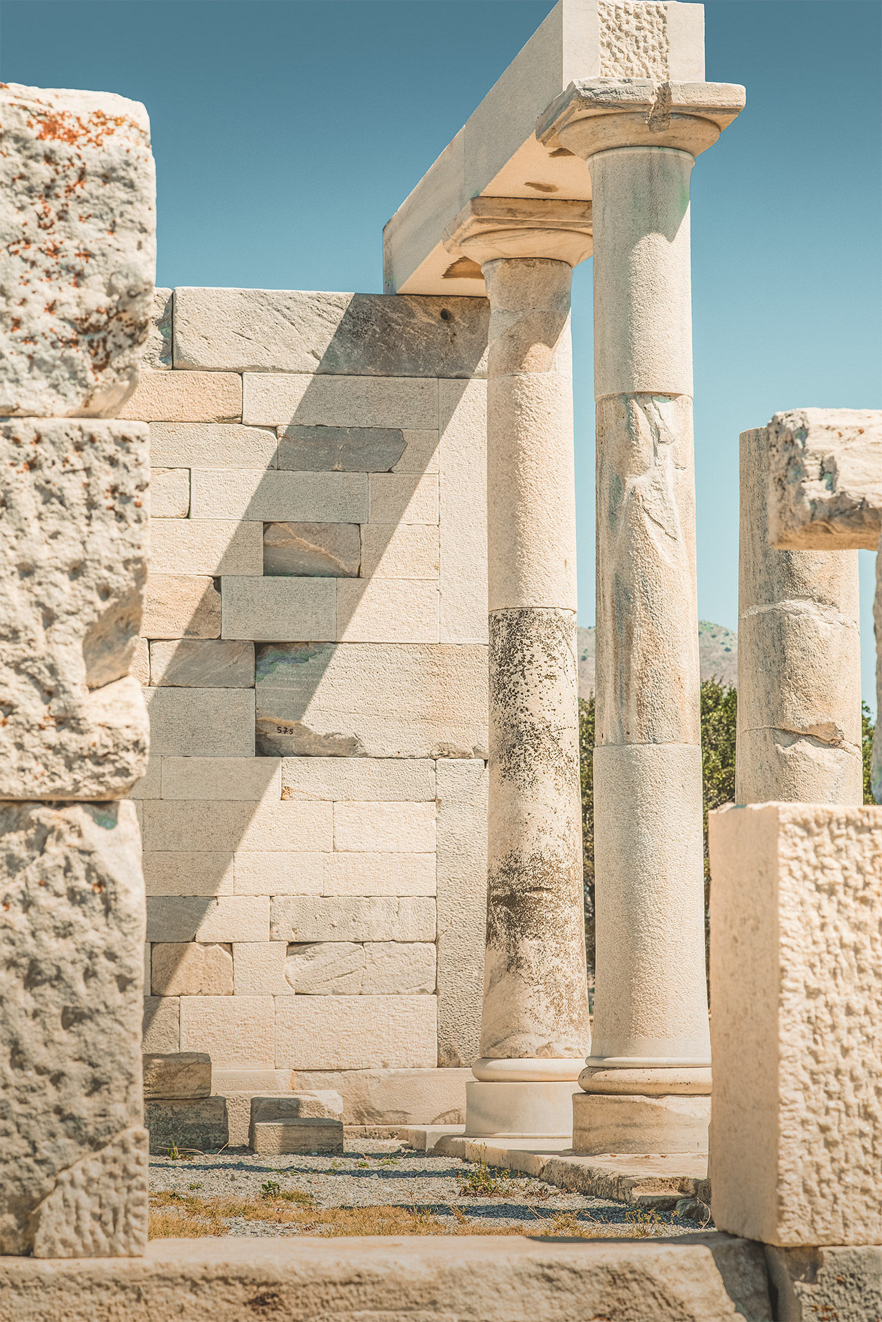 A restoration project has partially reconstructed some of the temple, allowing us to appreciate its original architecture and imagine the full effect