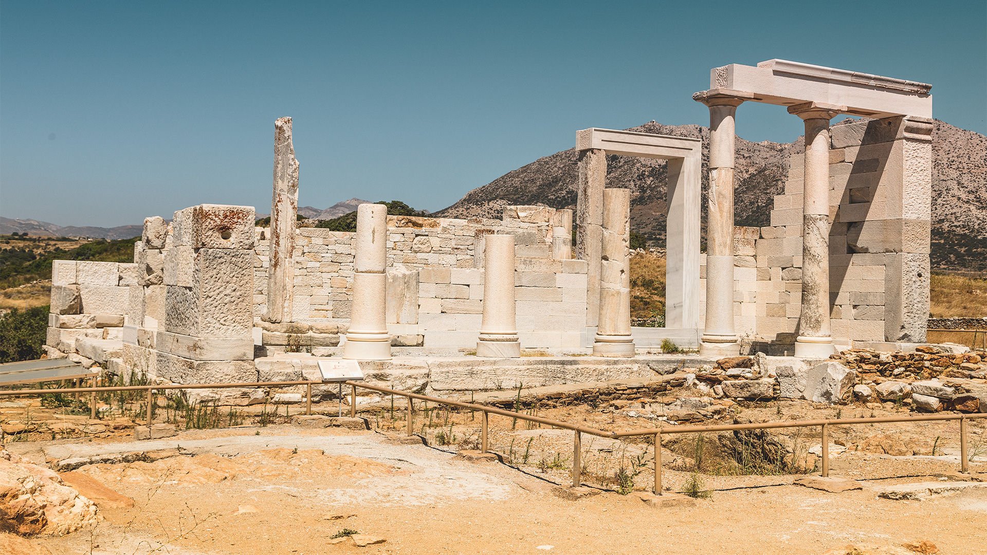 Τhe Temple of Demeter, the 6th-century BC sanctuary dedicated to the goddess of harvest and fertility