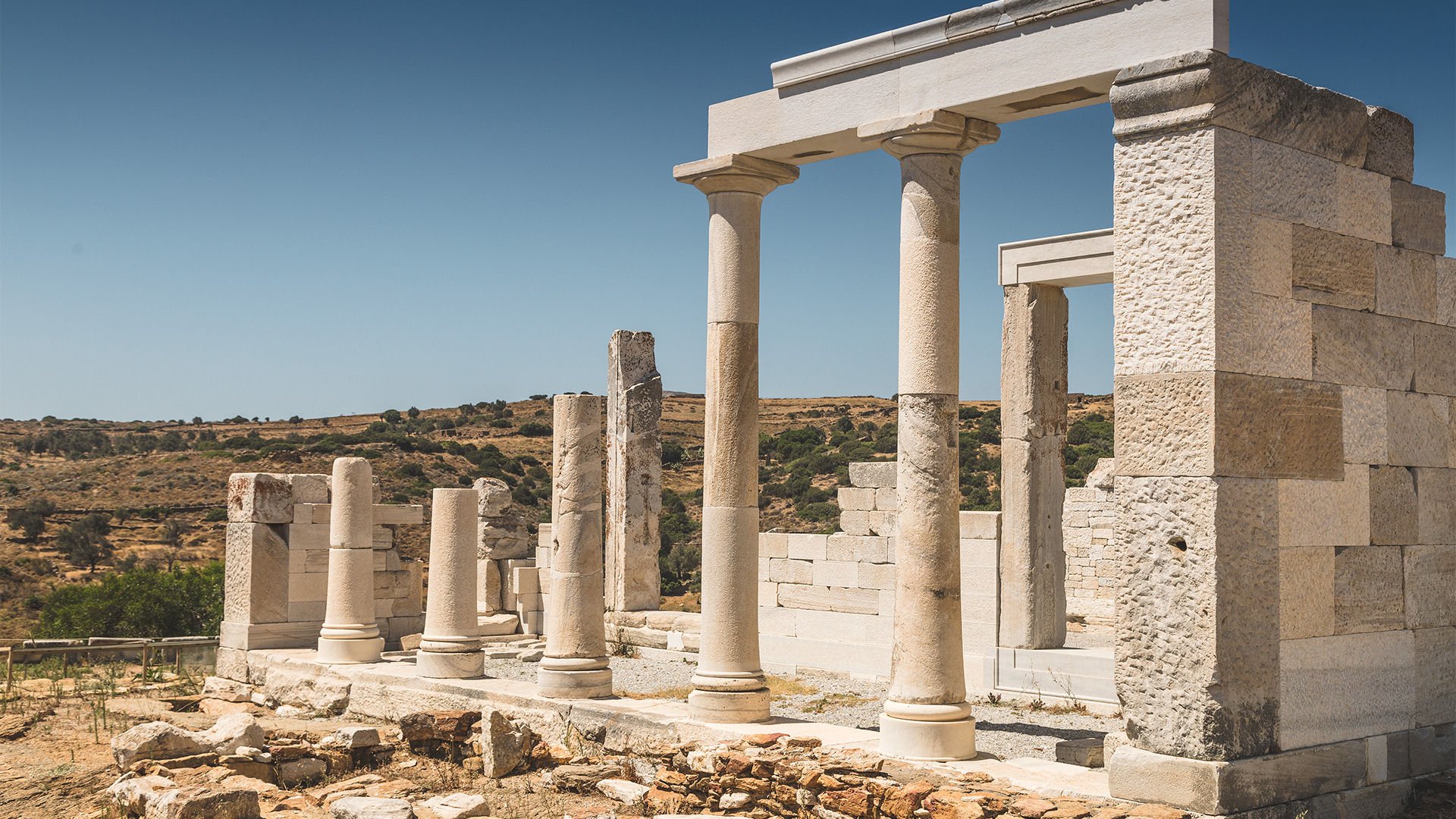 The Temple of Demeter was a forerunner of the Parthenon
