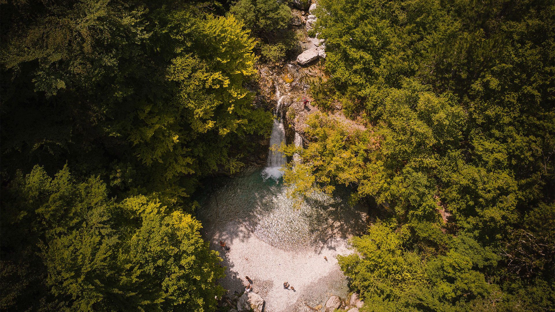 A 20min forest walk takes you to the gorge where you begin a descent of around 10 waterfalls