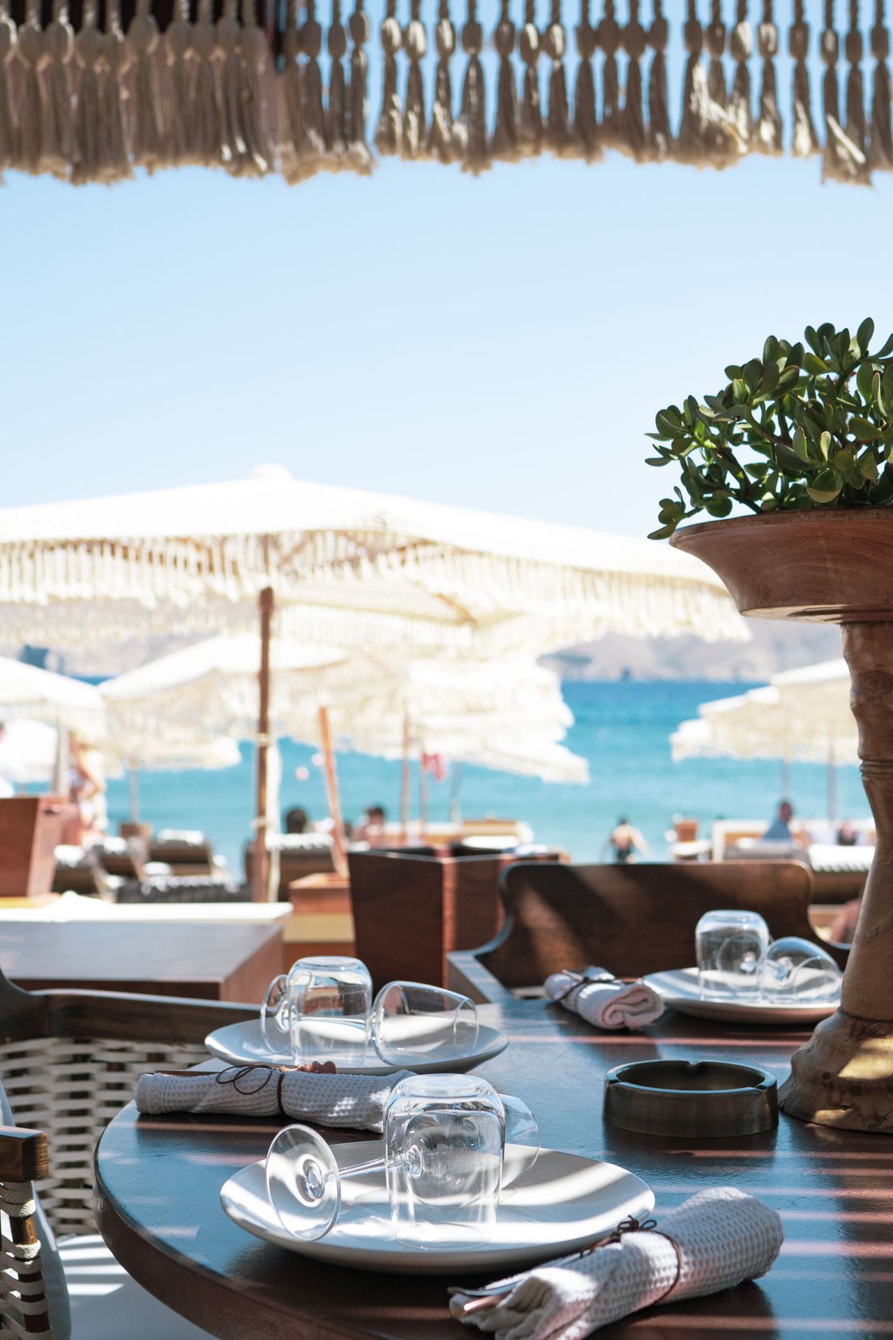 Mykonos' Panormos beach.