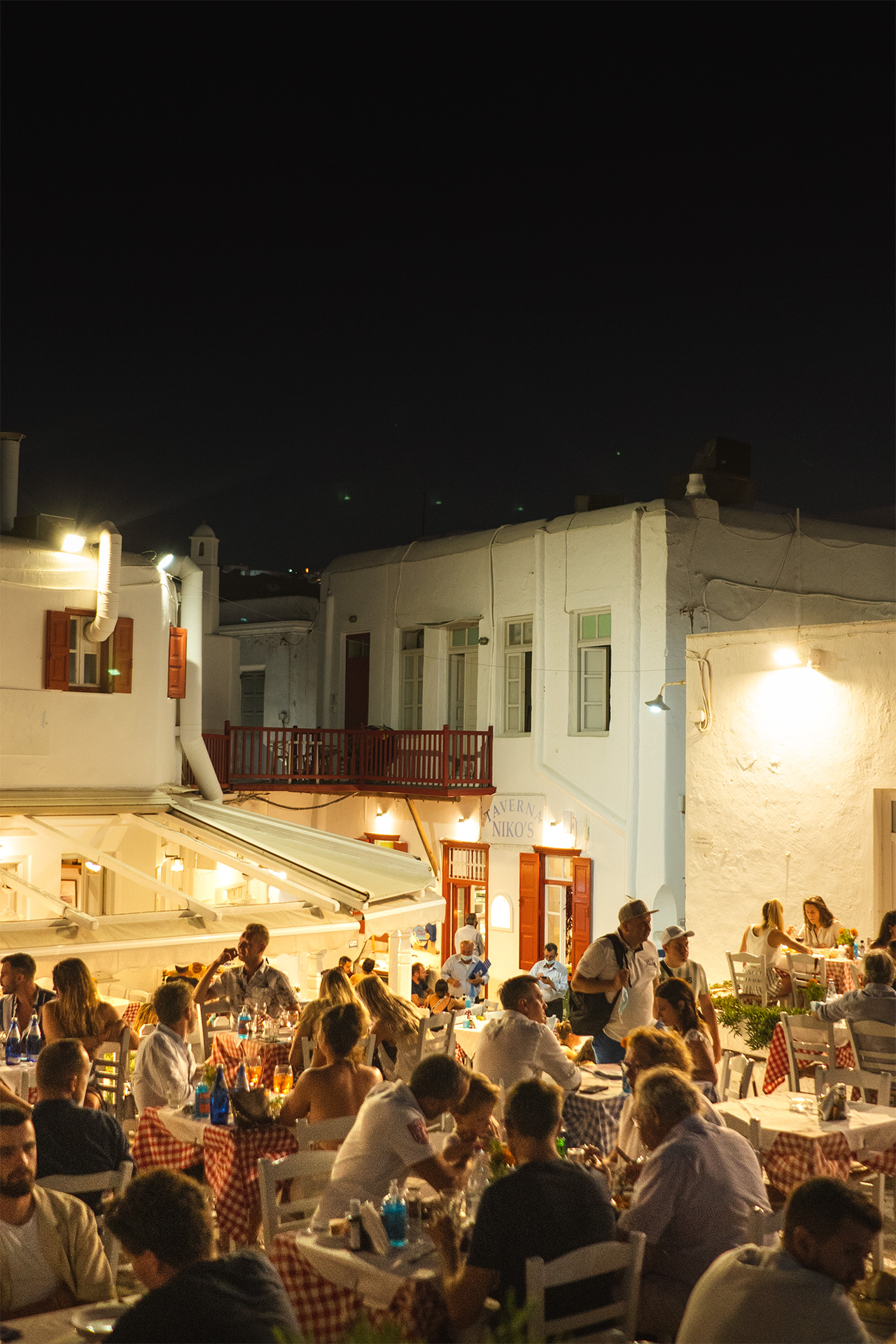 Every night out on this fabled Cycladic island is an occasion.