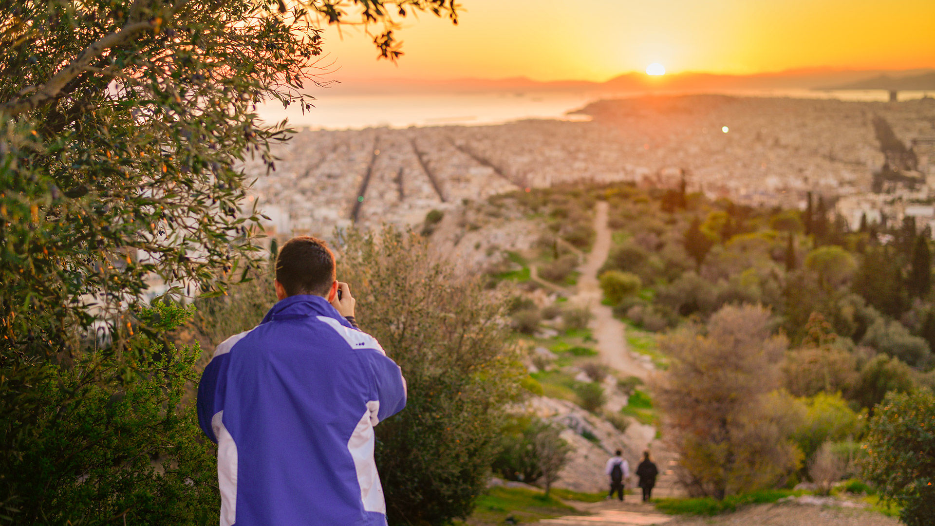 Philopappou Hill opposite the Acropolis is steeped in history