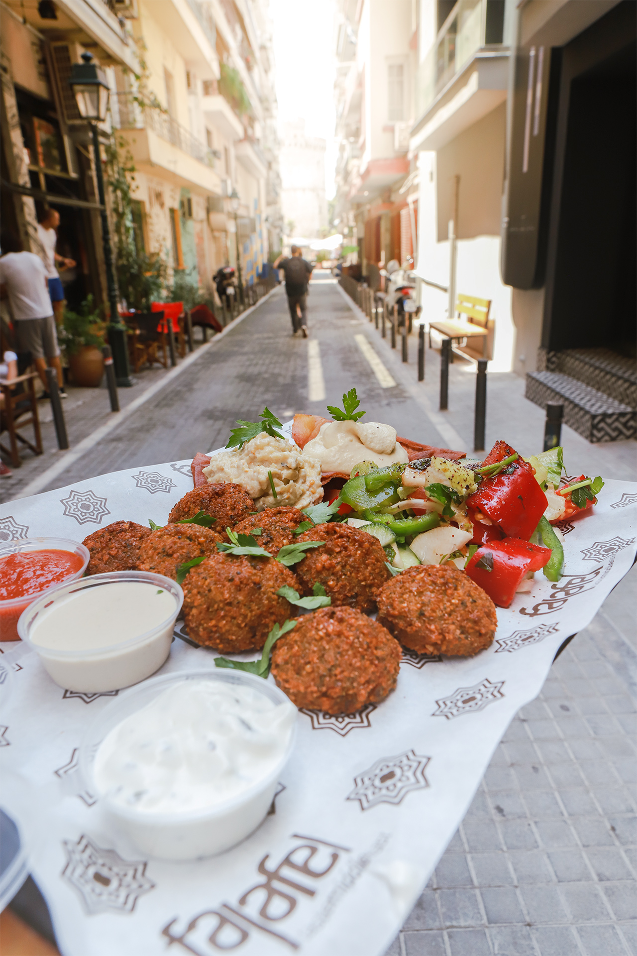 There is a variety of street food options in Thessaloniki