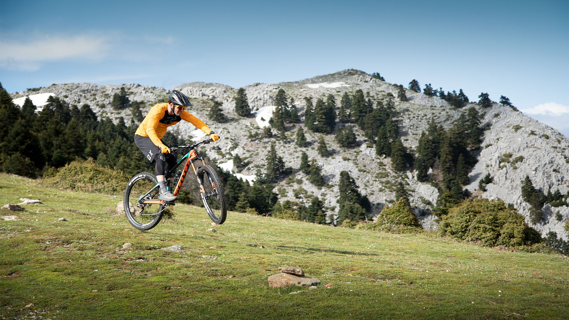 Mountain biking on Mt Dirfis Evia