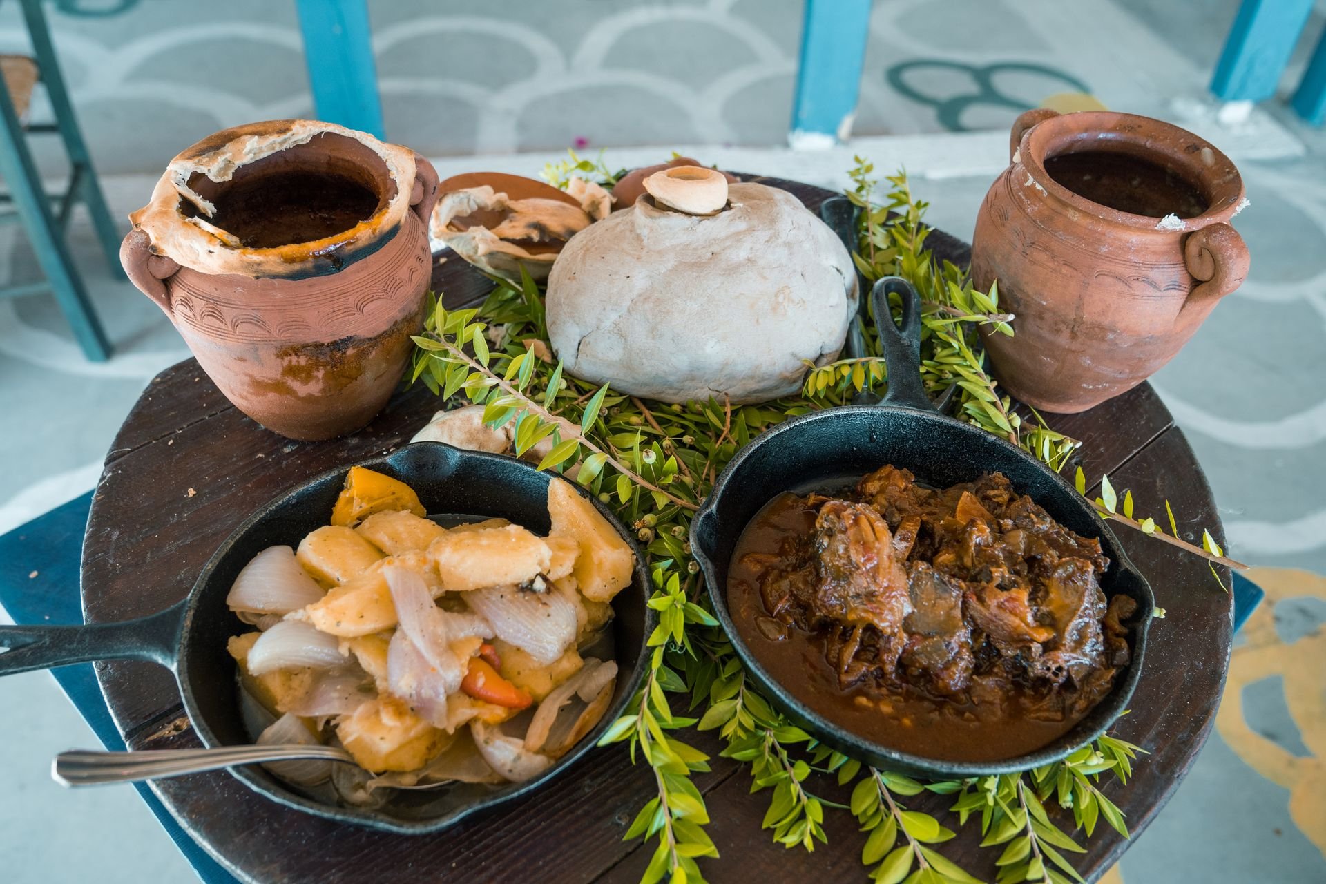 Rhodes’ local cuisine in Apollonas village