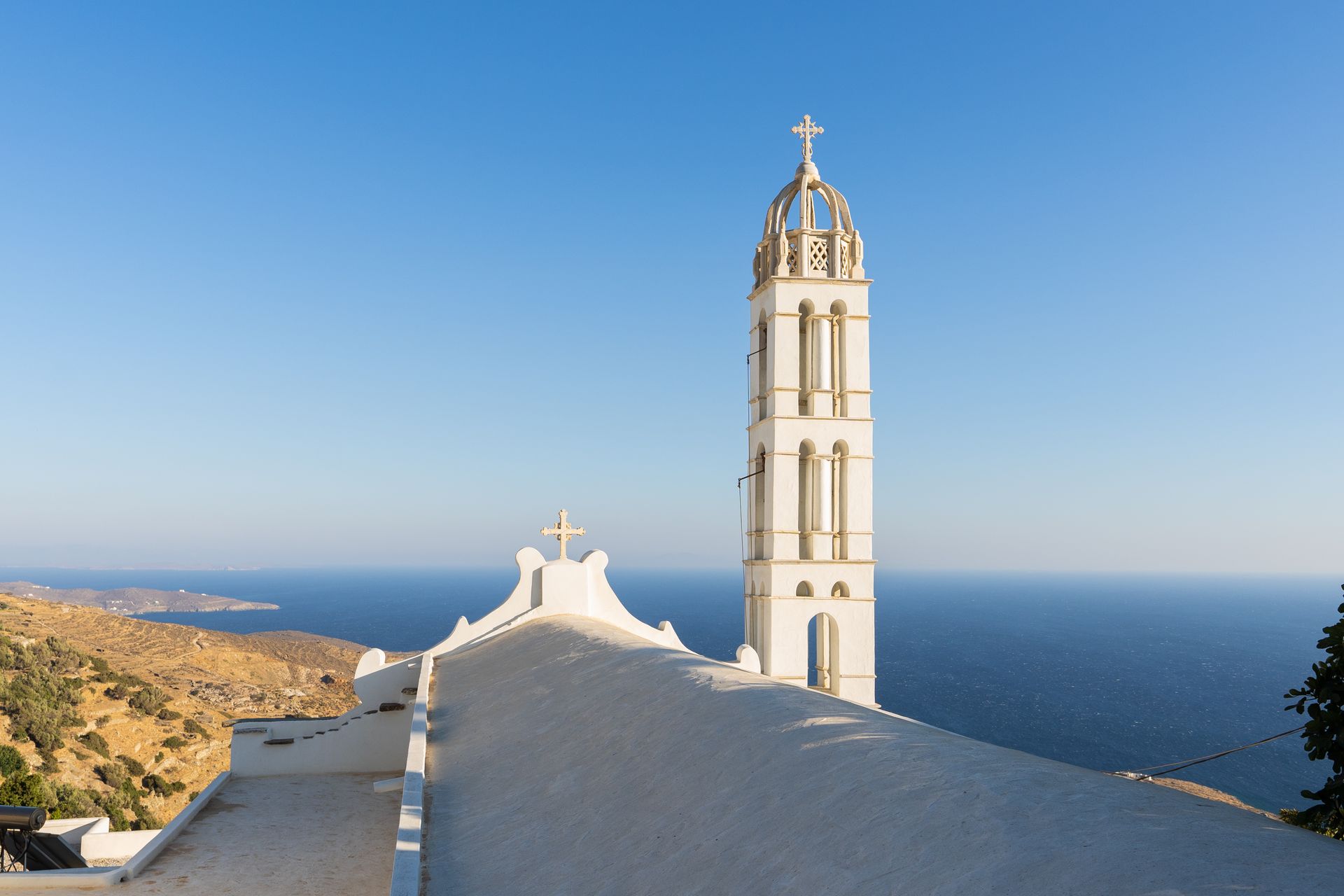 Kardiani with a mixed Orthodox and Catholic architecture