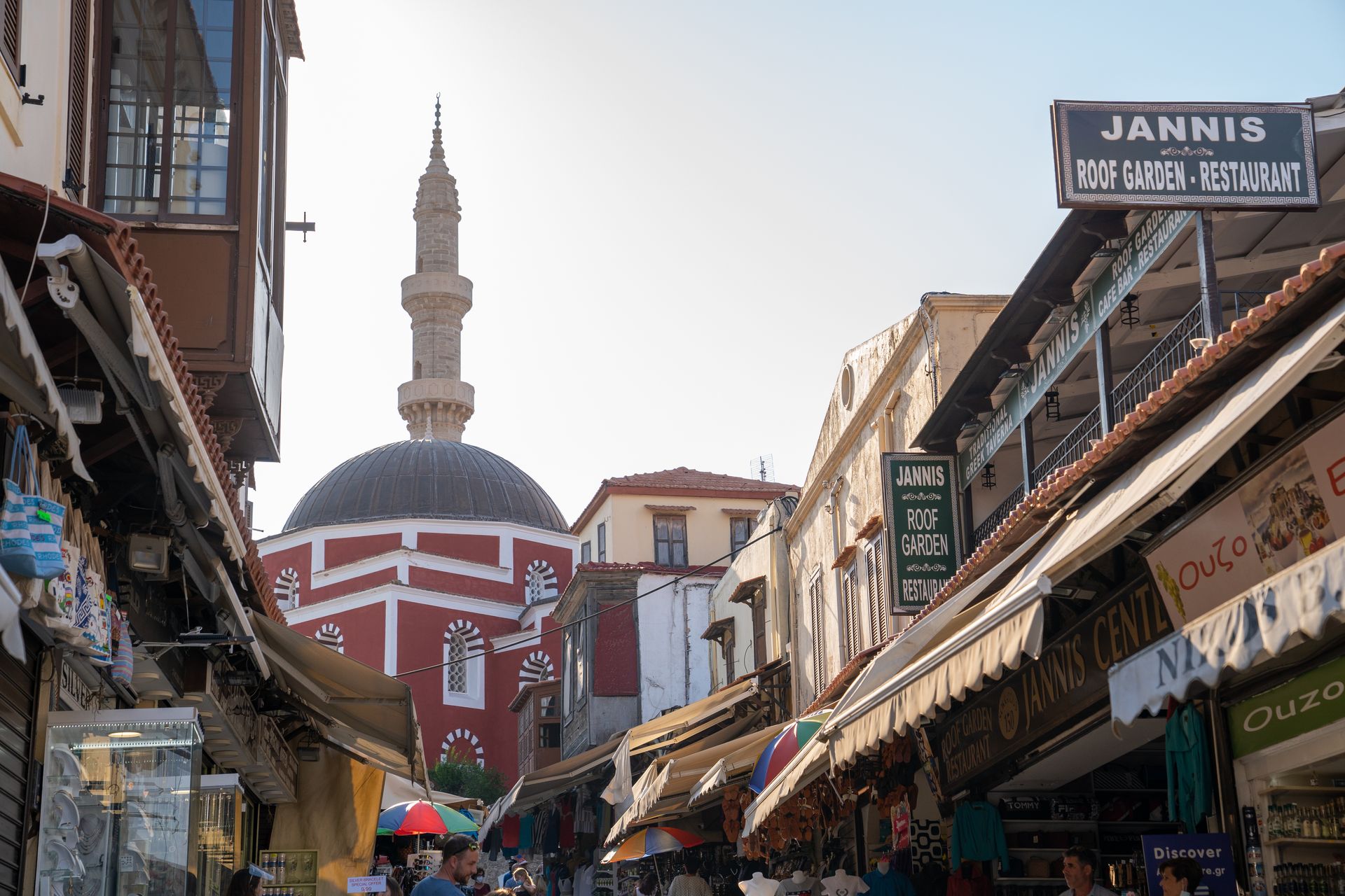 The distinctly pink-colored Suleymaniye Mosque was built after the Ottoman’s conquest