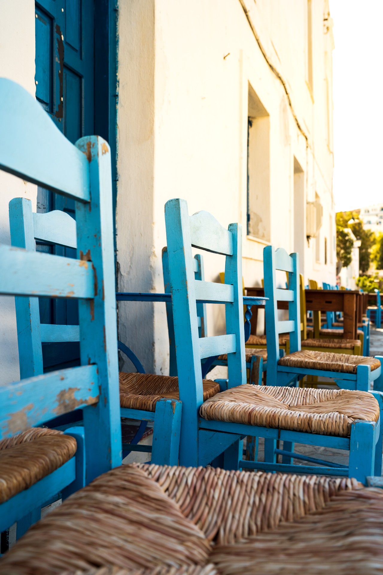 As you walk around Hora, keep a lookout for your choice of taverna or cafe