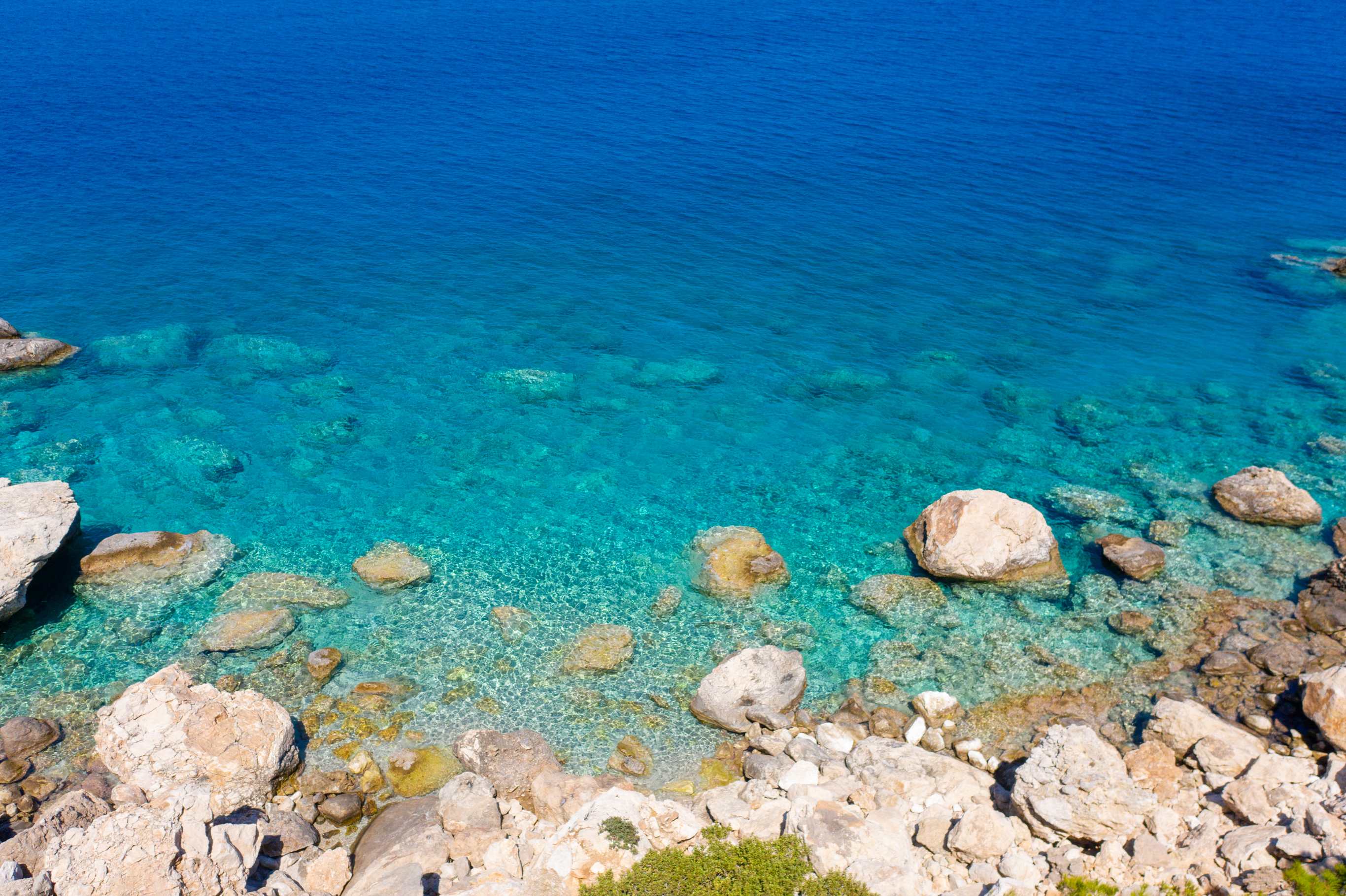 Enjoy emerald blue waters in Apella beach