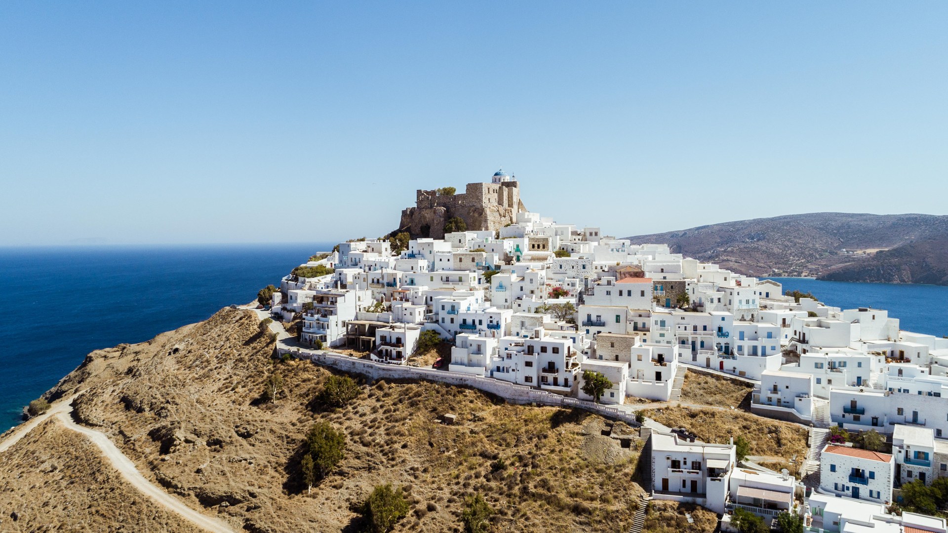 The main town of Astypalea emits classic Cycladic charm everywhere you look