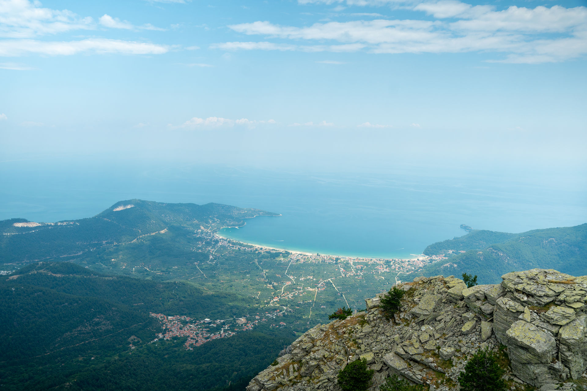 On Mt Ipsarion (1,204m)you'll experience even more incredible sea views