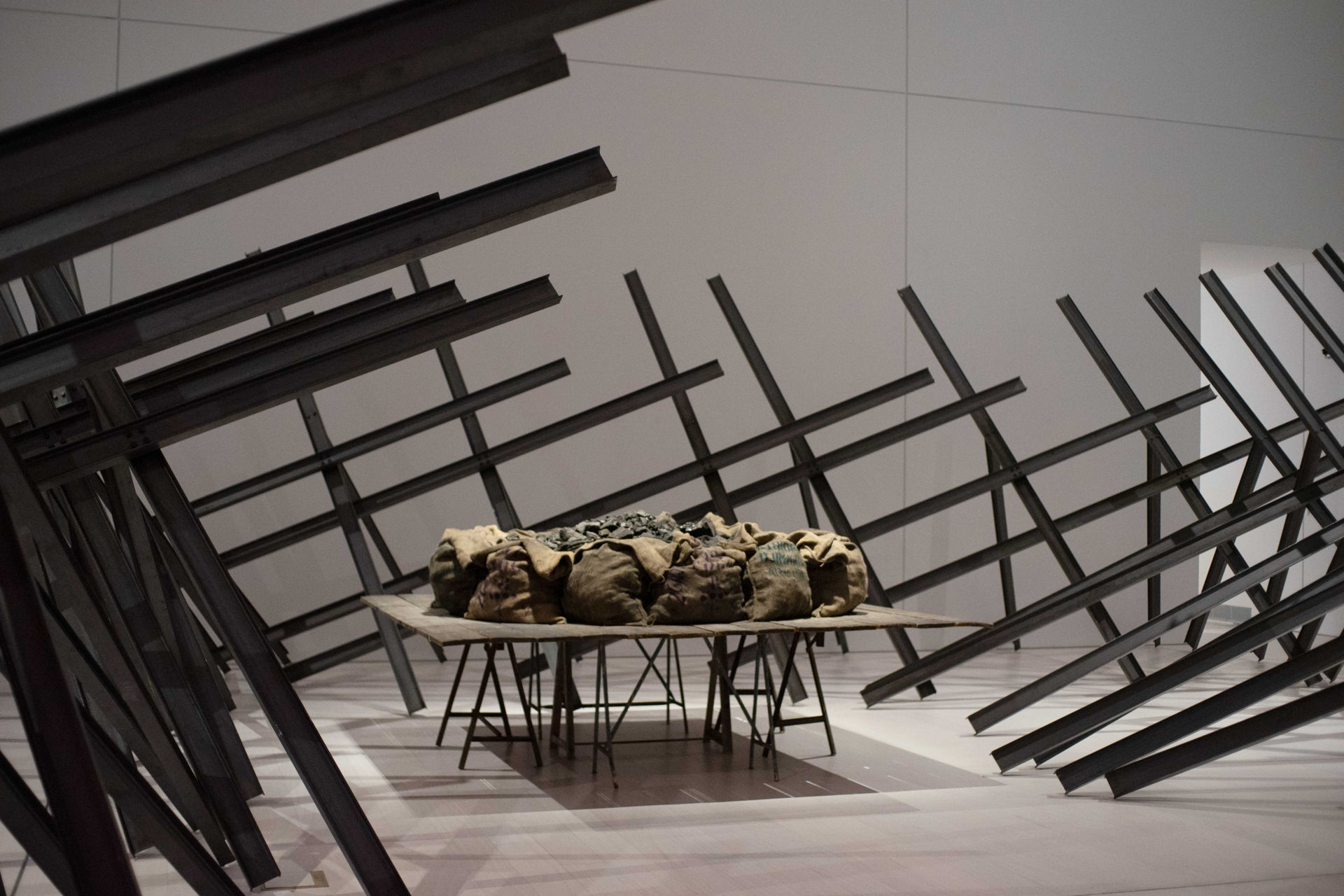 "Untitled" by Jannis Kounellis