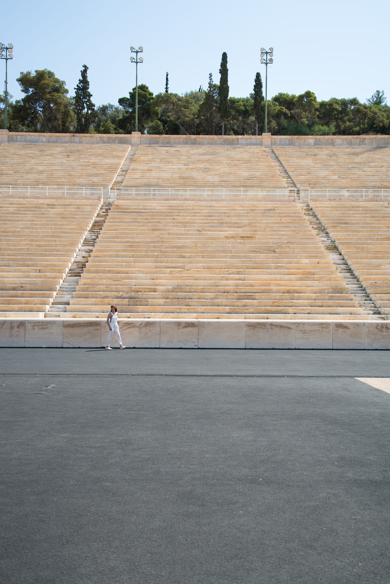 Exploring the Panathenaic stadium in Athens 