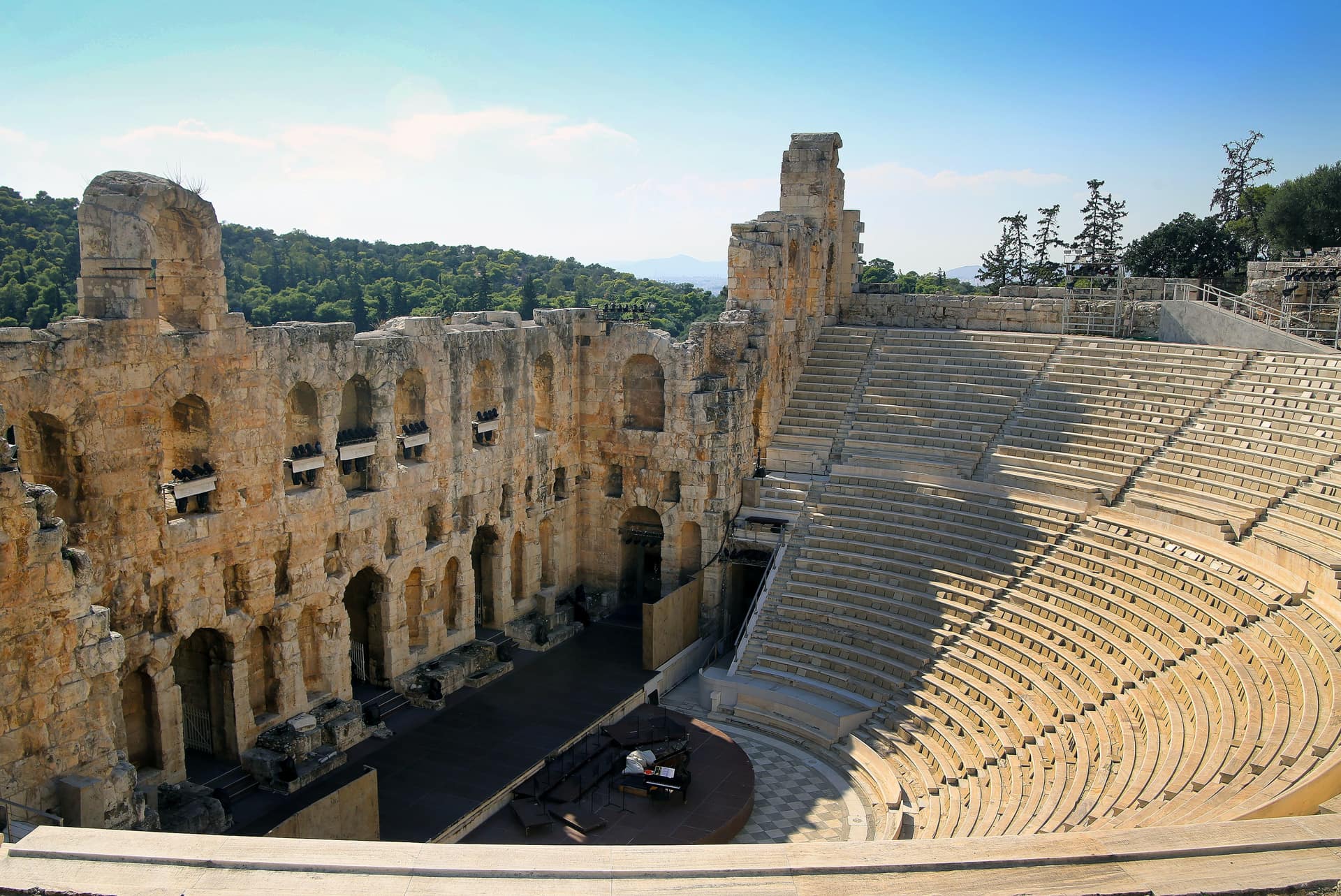 The legendary Odeon of Herodes Atticus