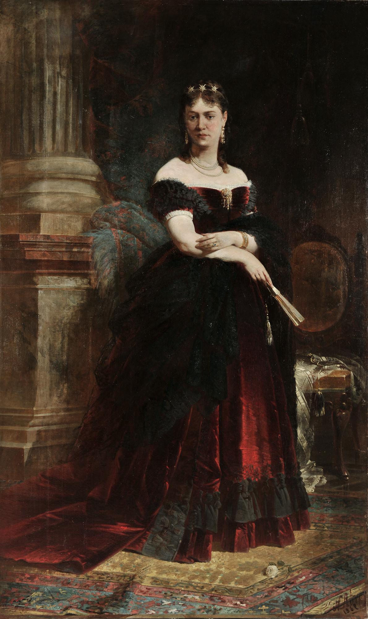 Portrait of Mrs Serpieri (1869) by Nikephoros Lytras_National Gallery of Athens