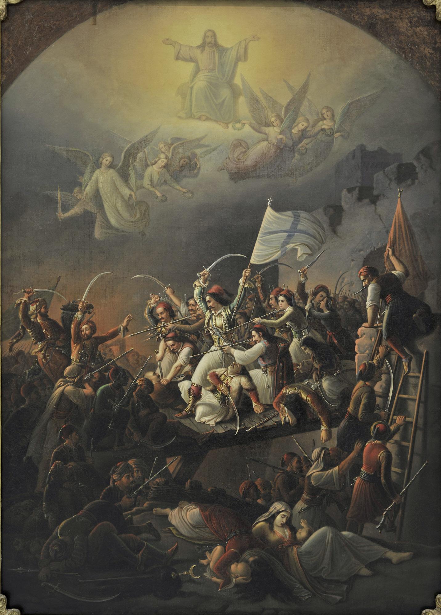 The Exodus from Missolonghi (1853) by Theodoros Vryzakis