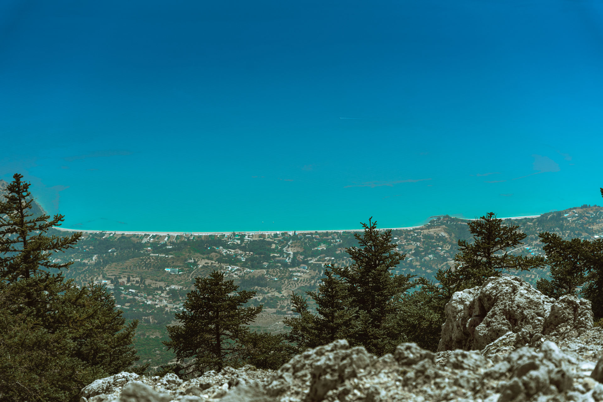 Views from Μt Ainos