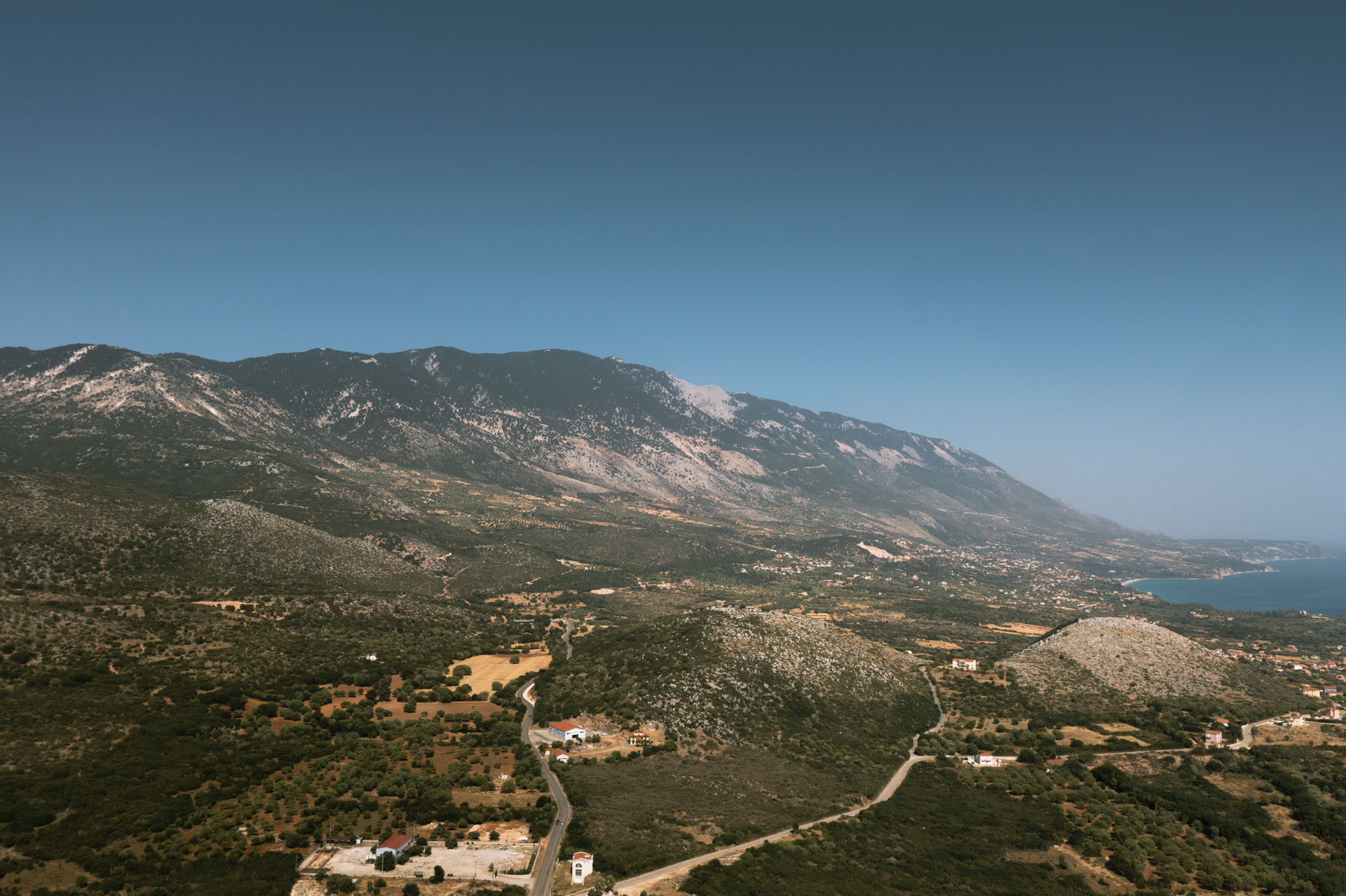 Υou’ll be treated to a wonderful view of Argostoli and Sami on Kefalonia