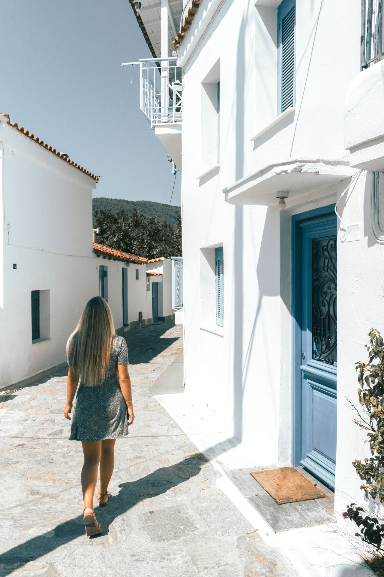Strolling around skiathos town