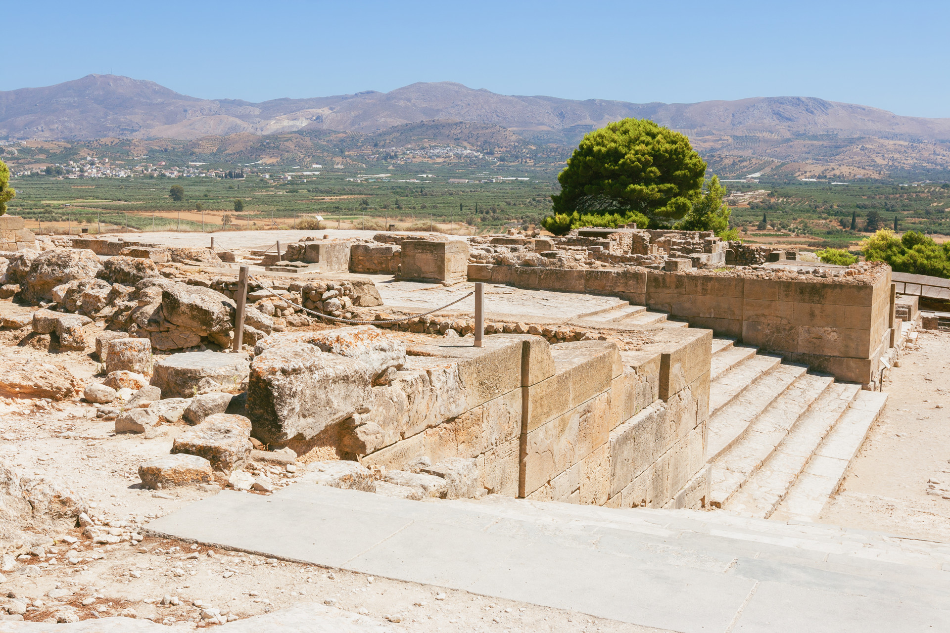 The Minoan Palace of Phaistos in Crete