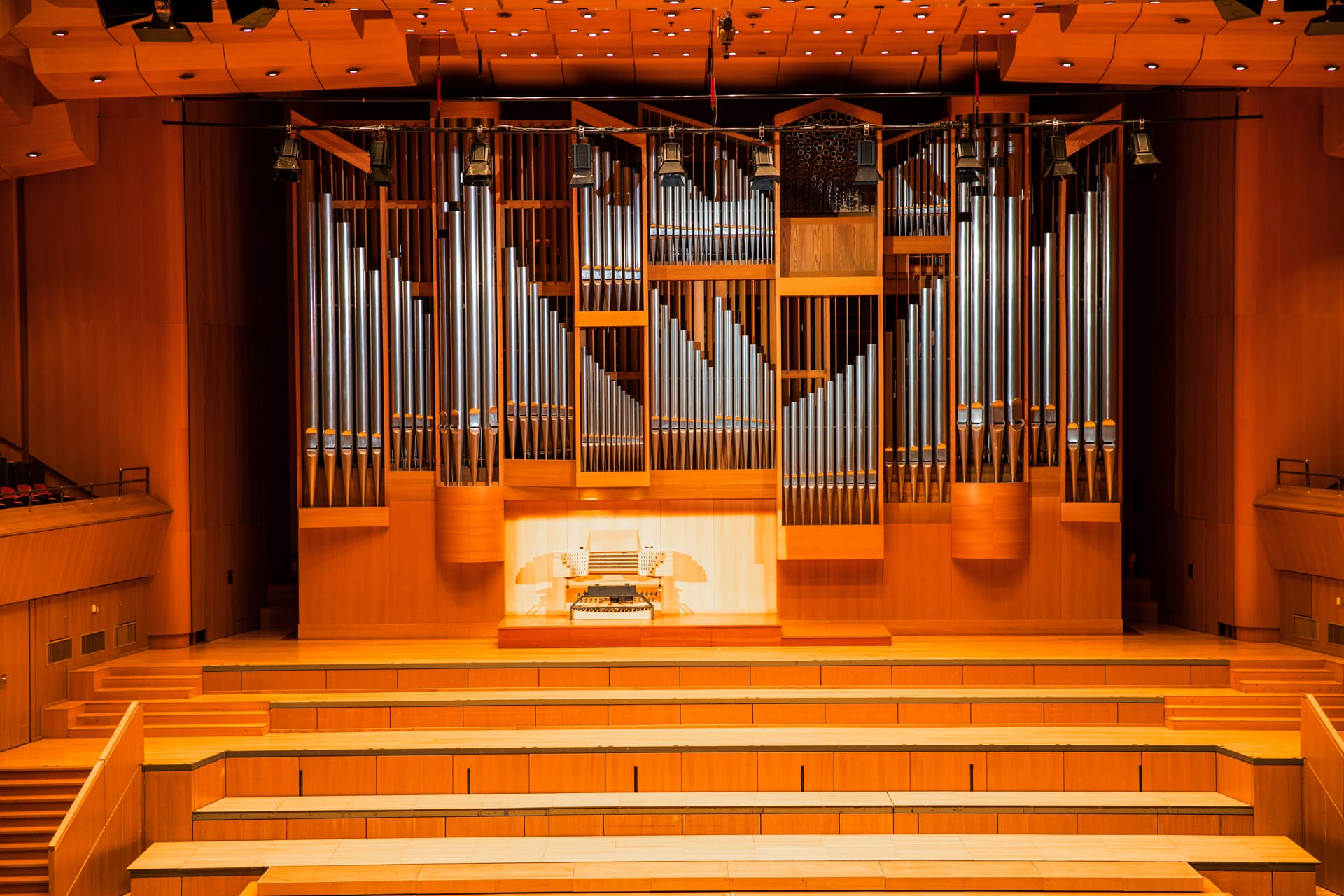The 6,080-pipe organ in the Athens Megaron’s Christos Lambraki Hall