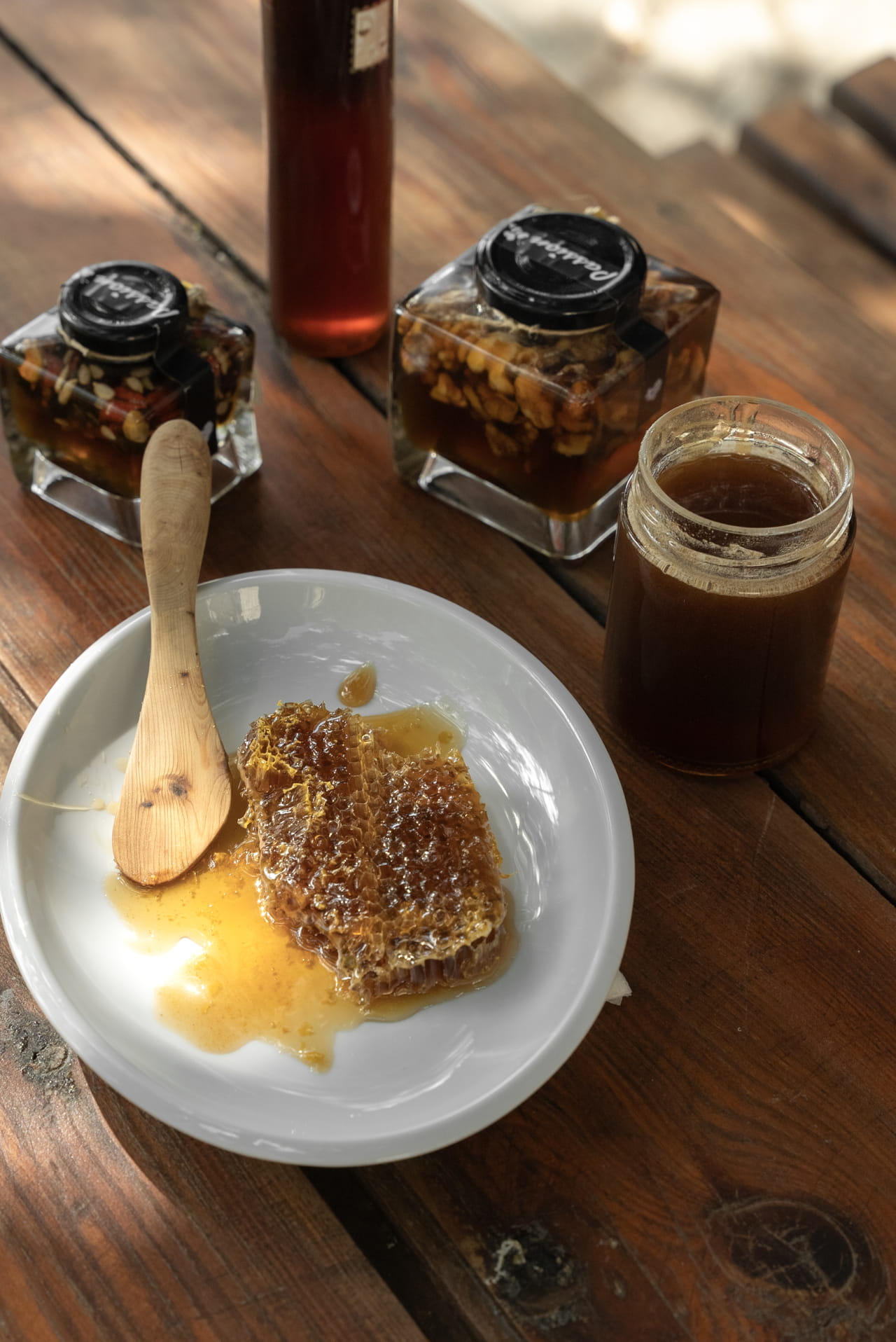 Local honey is found on every breakfast table in Halkidiki
