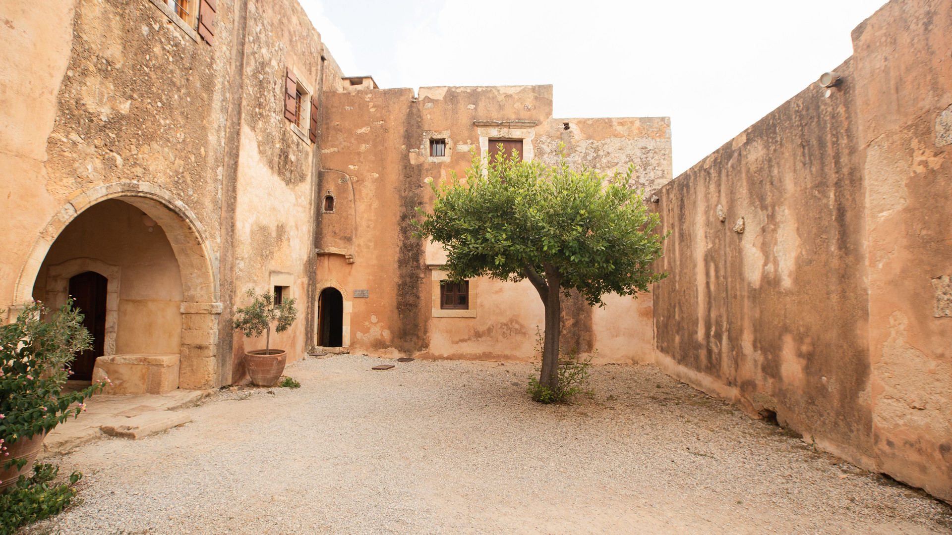 Every corner of the Arkadi Monastery has a different feel