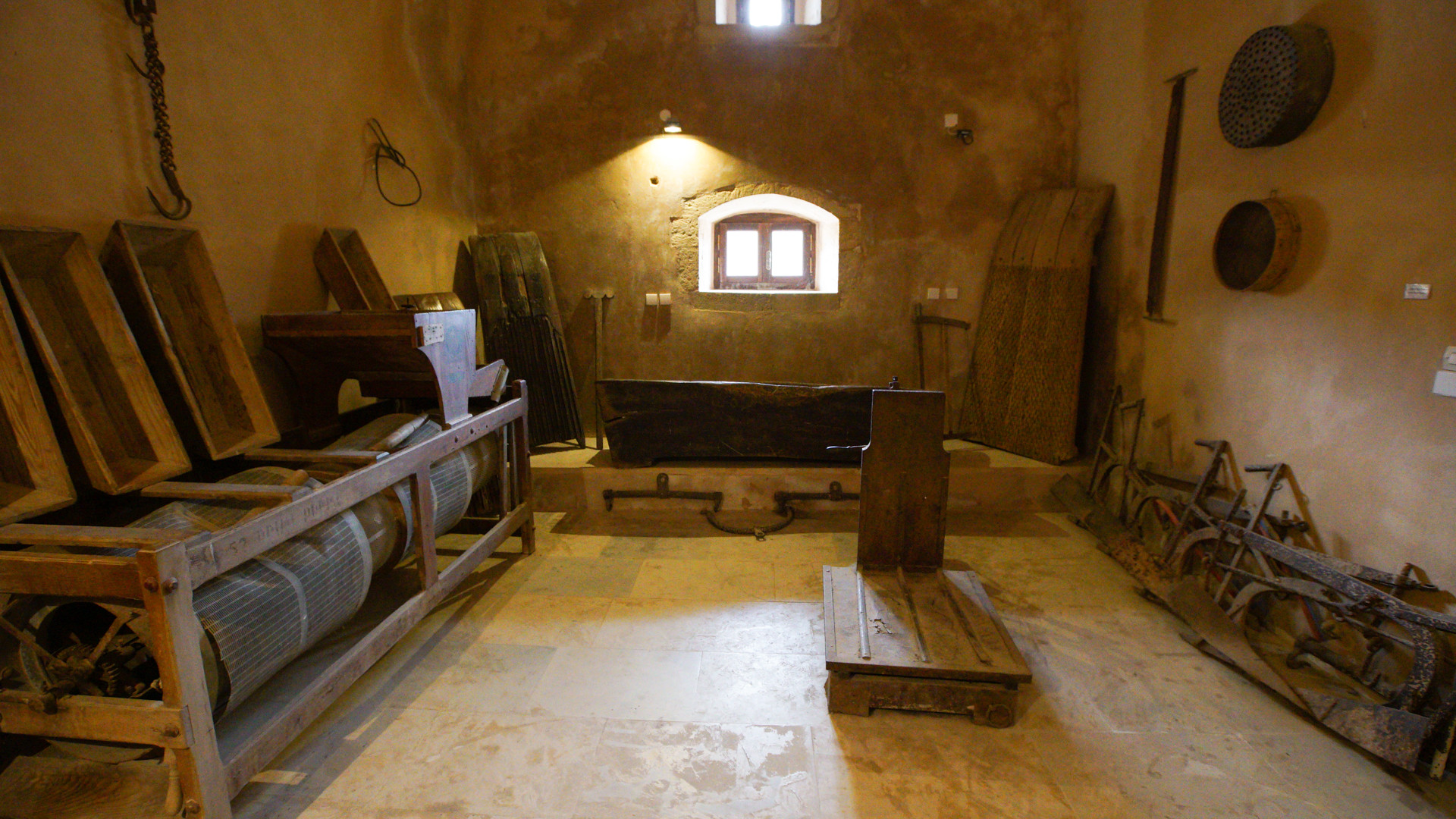Agricultural equipment of the monks of the Arkadi Monastery 