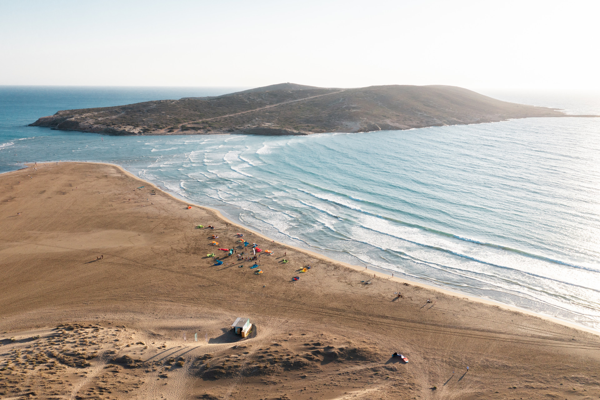 If you are into windsurfing or kitesurfing, Prasonisi beach in Rhodes has your name on it