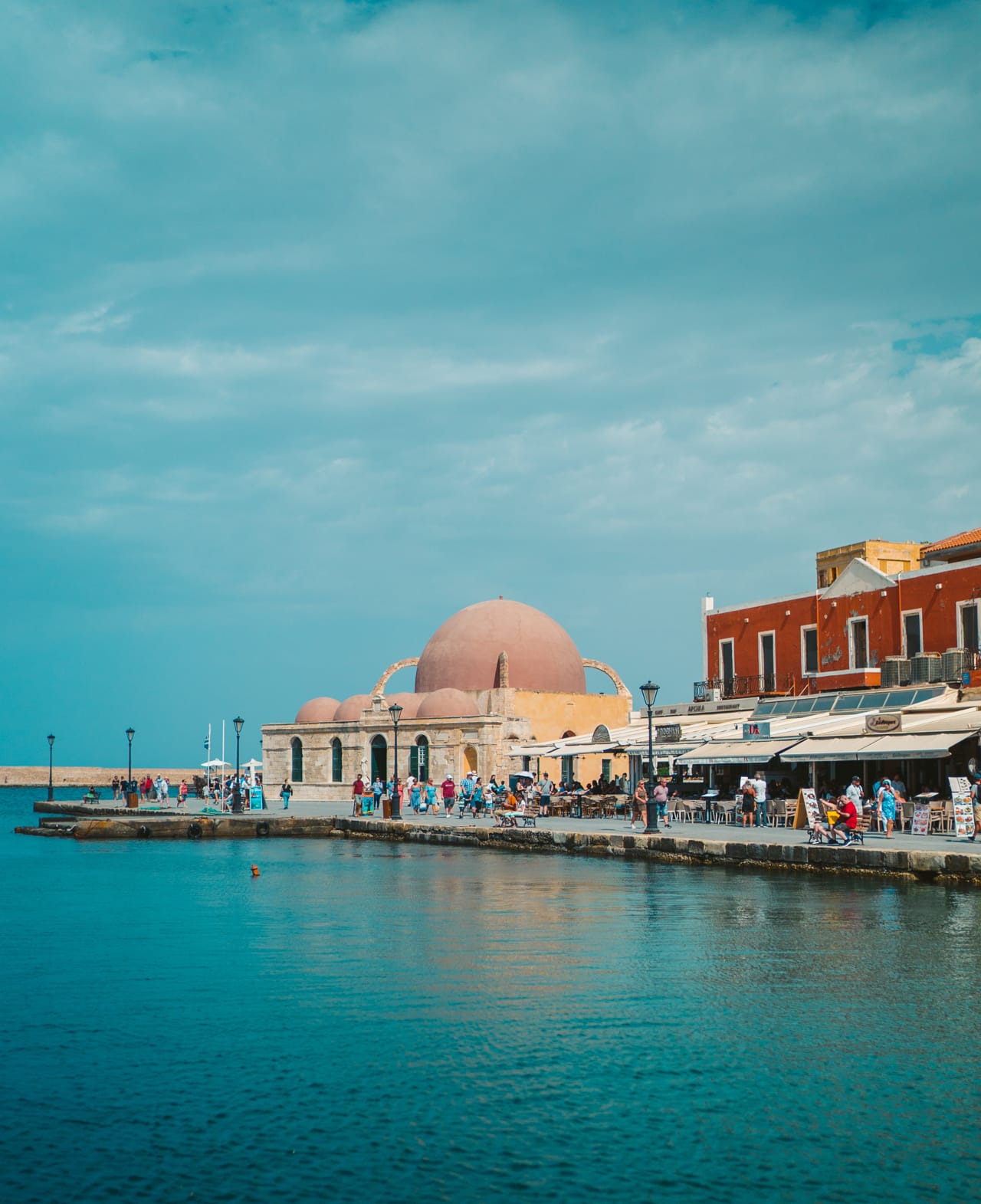 The Venetian port of Chania