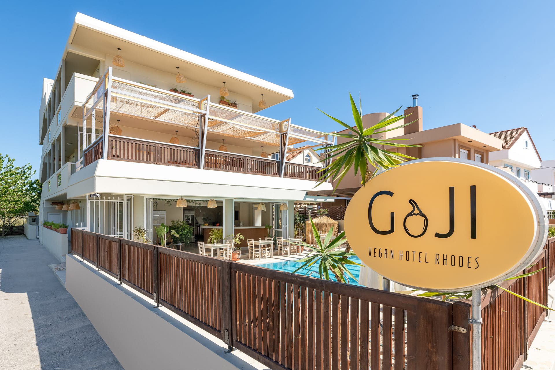 GOJI Vegan Hotel Accommodation Discover Greece