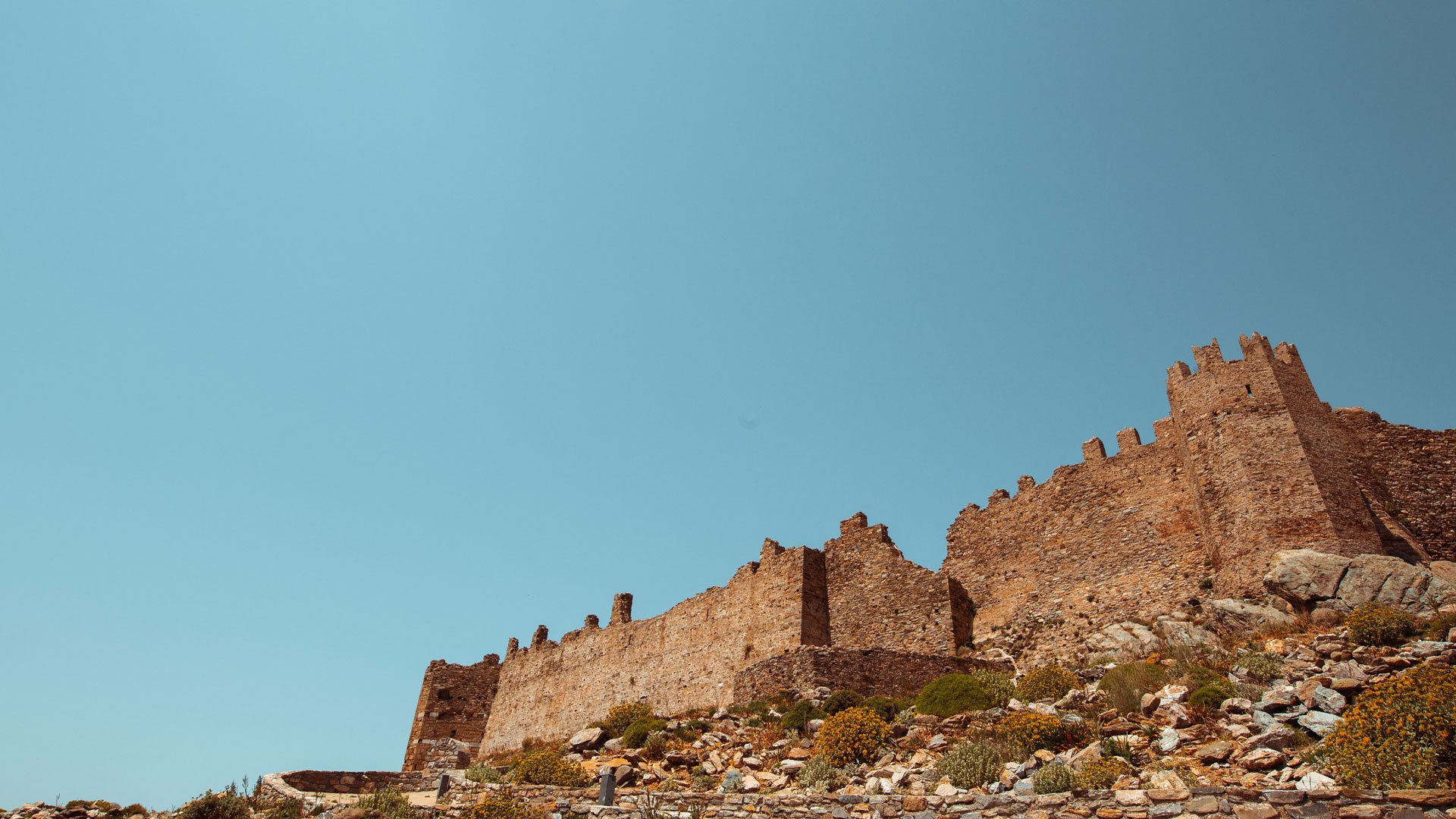 Castello Roso in Karystos 
