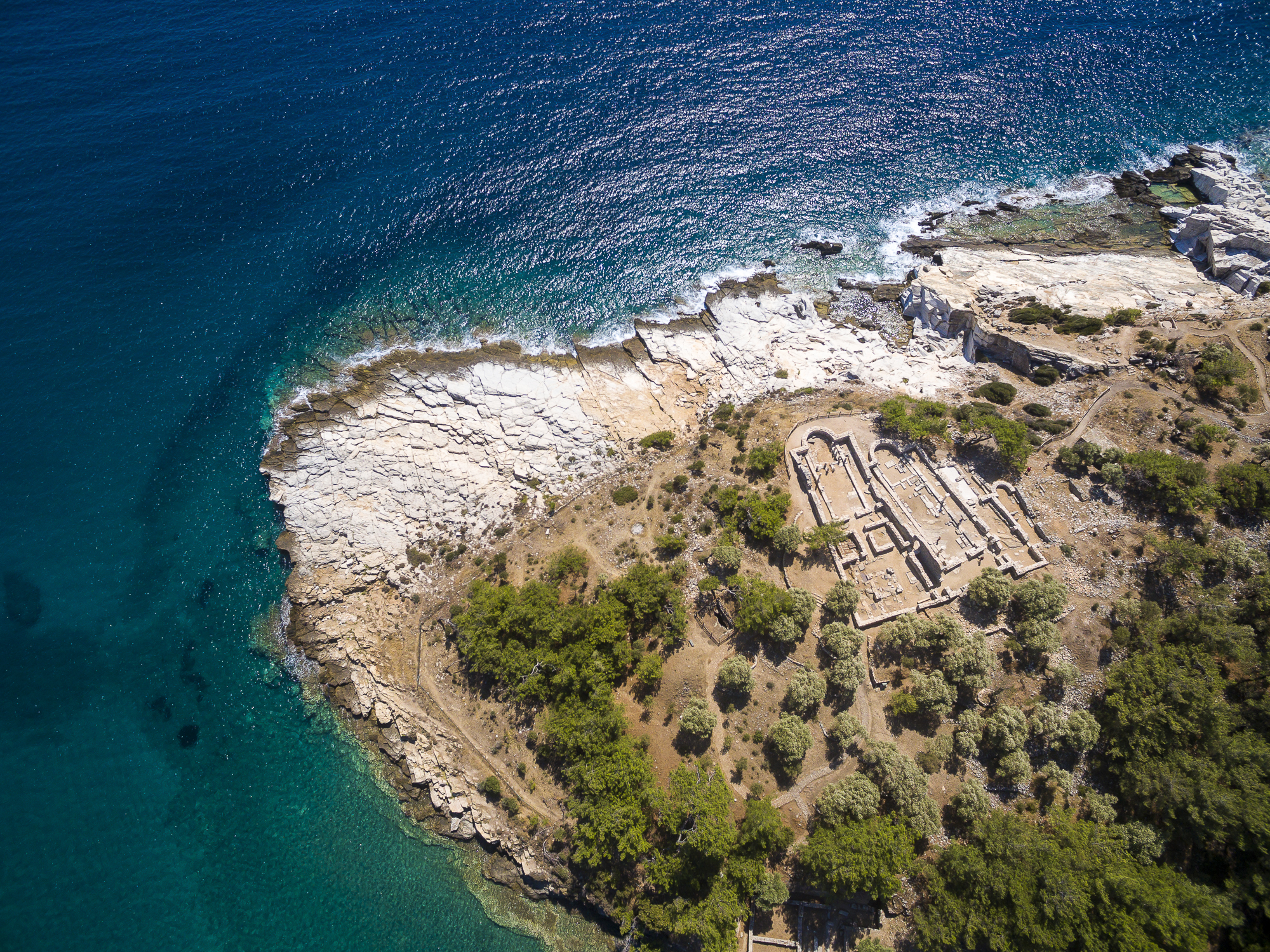 Alikes, Ancient side, Marble factory