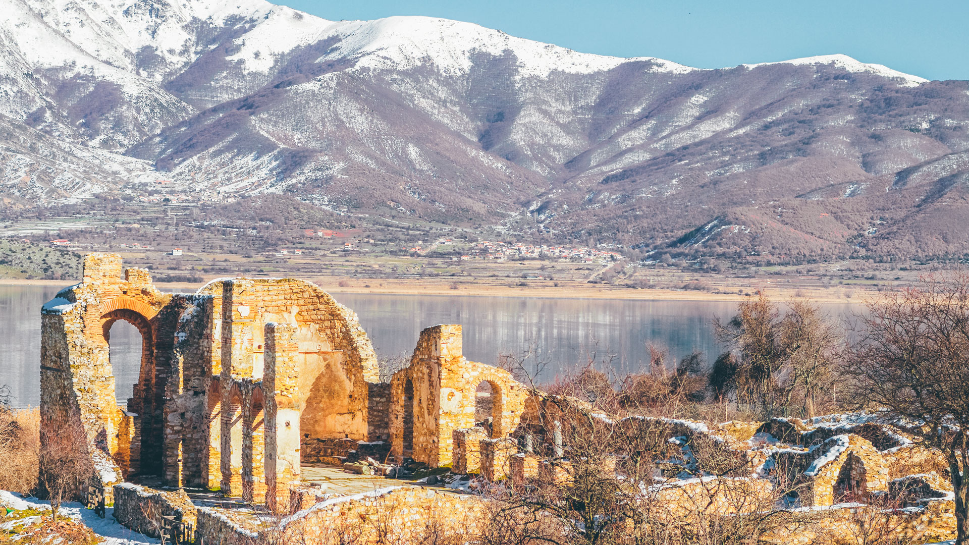 Agios Achillios, the basilica in the heart of Prespa