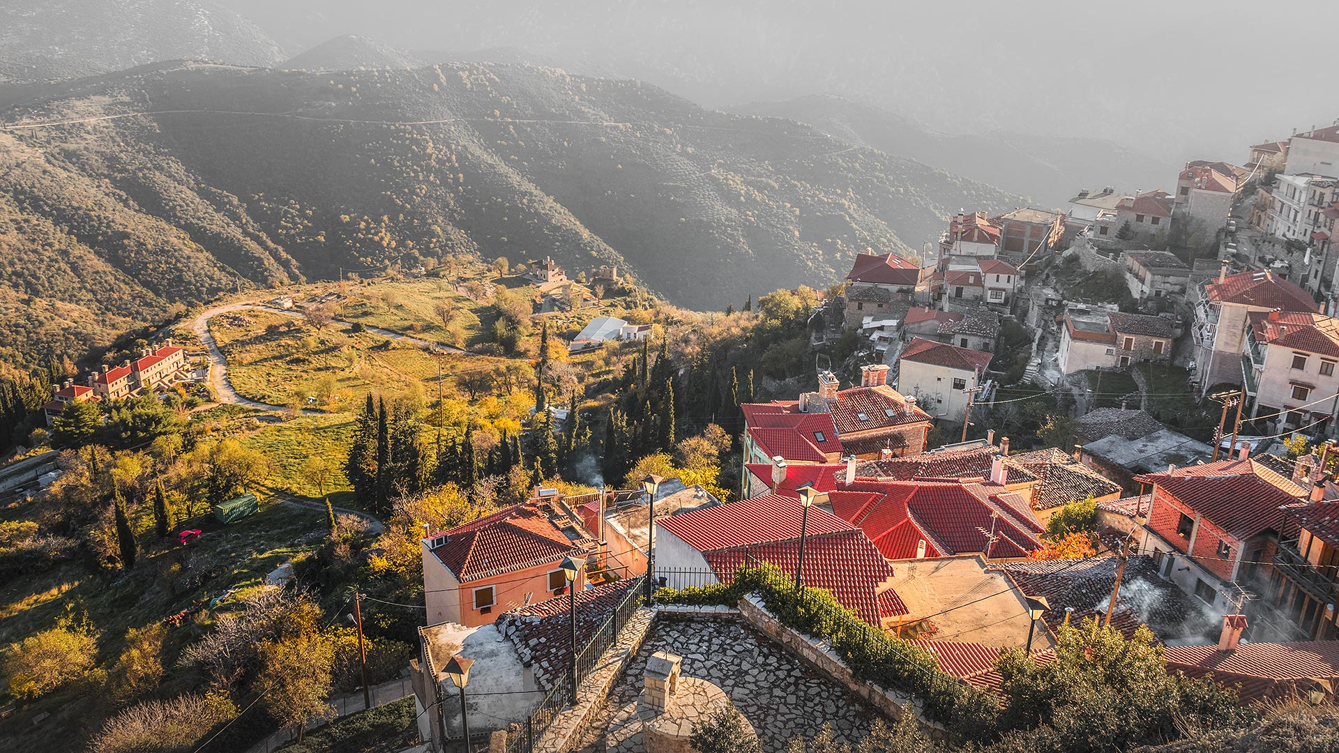 Arahova village from above