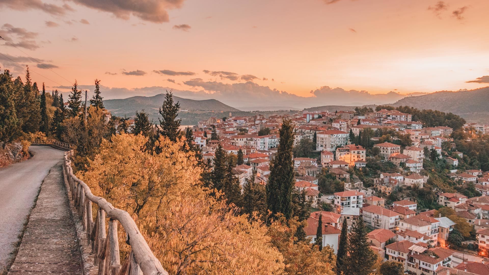 View of Kastoria town