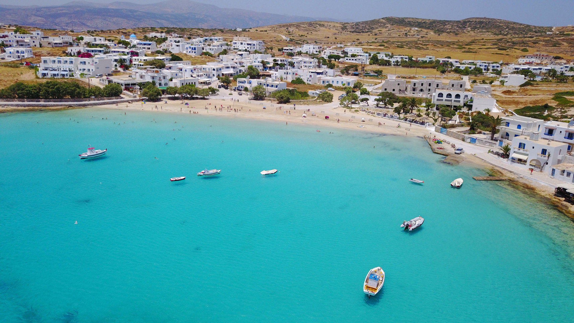 Ammos beach is the locals' favourite on Pano Koufonisi