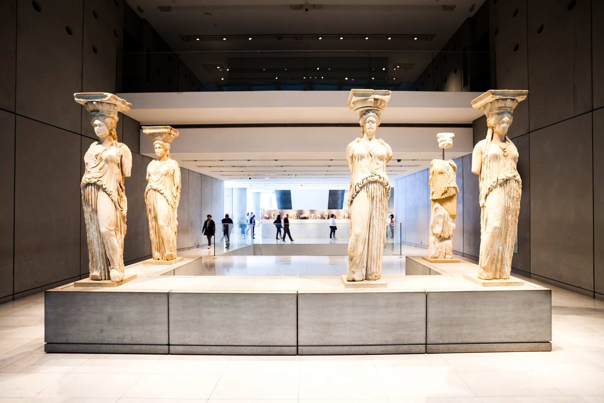 Caryatides in the Acropolis Museum