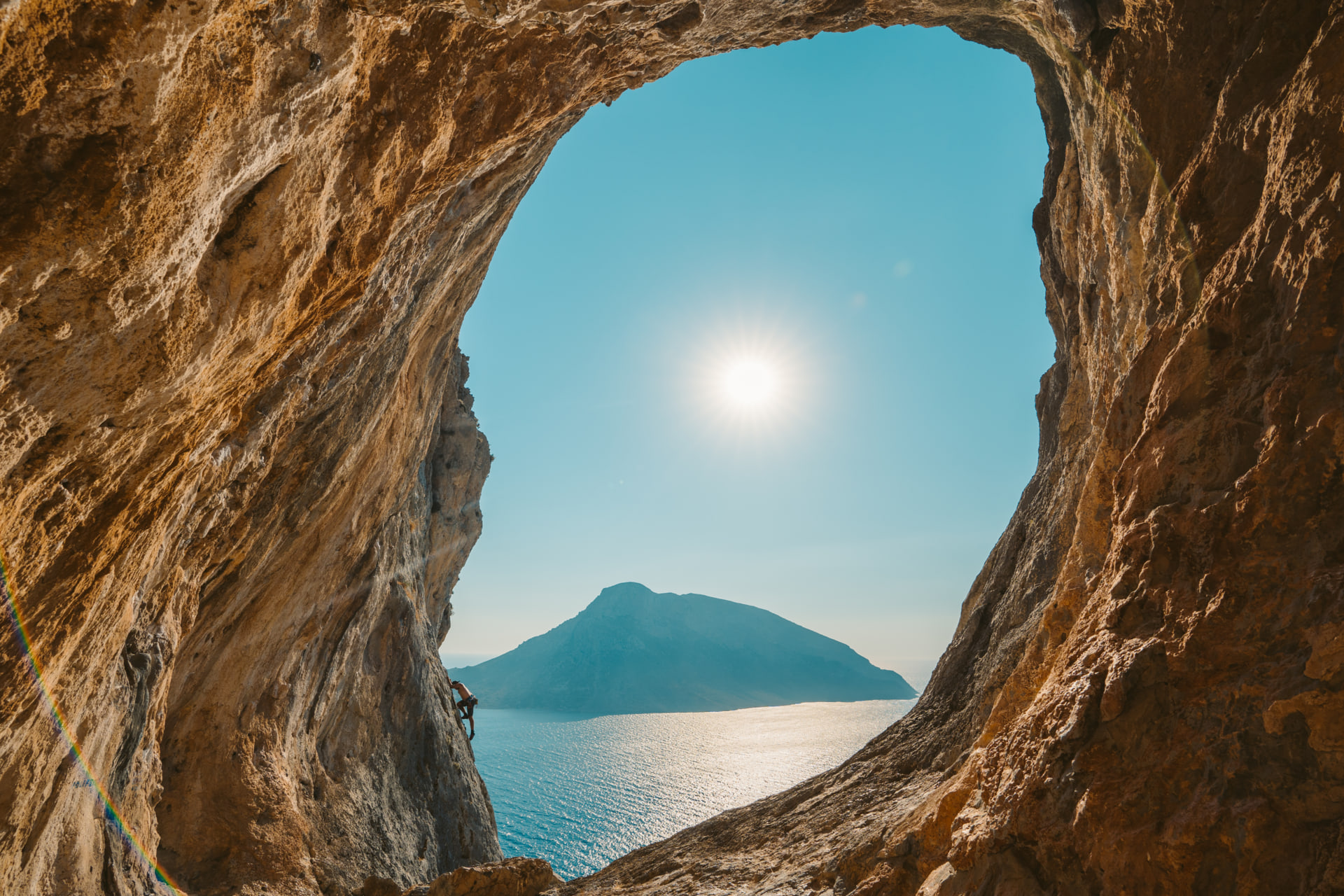 Climbing in Kalymnos