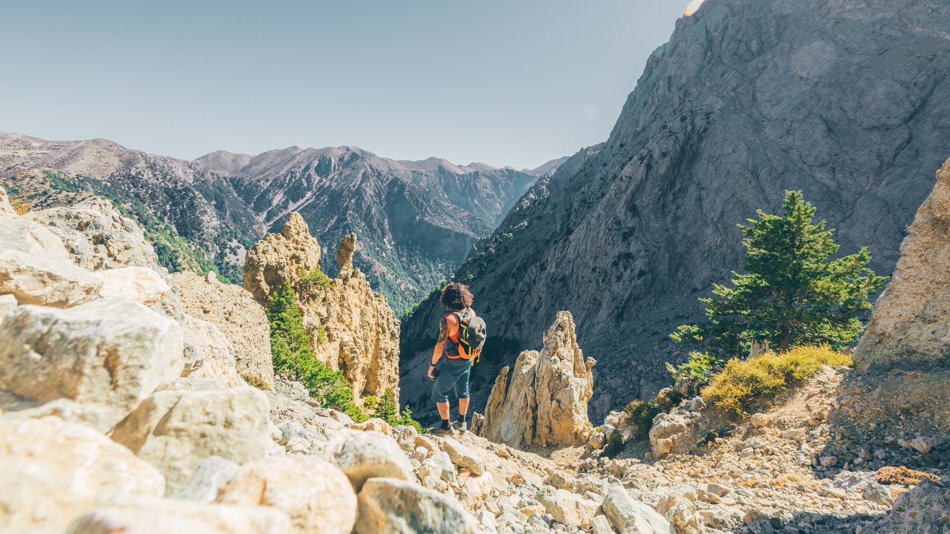 Containing 450 species of plant and animal life, the Samaria Gorge is a UNESCO-protected Biosphere Reserve