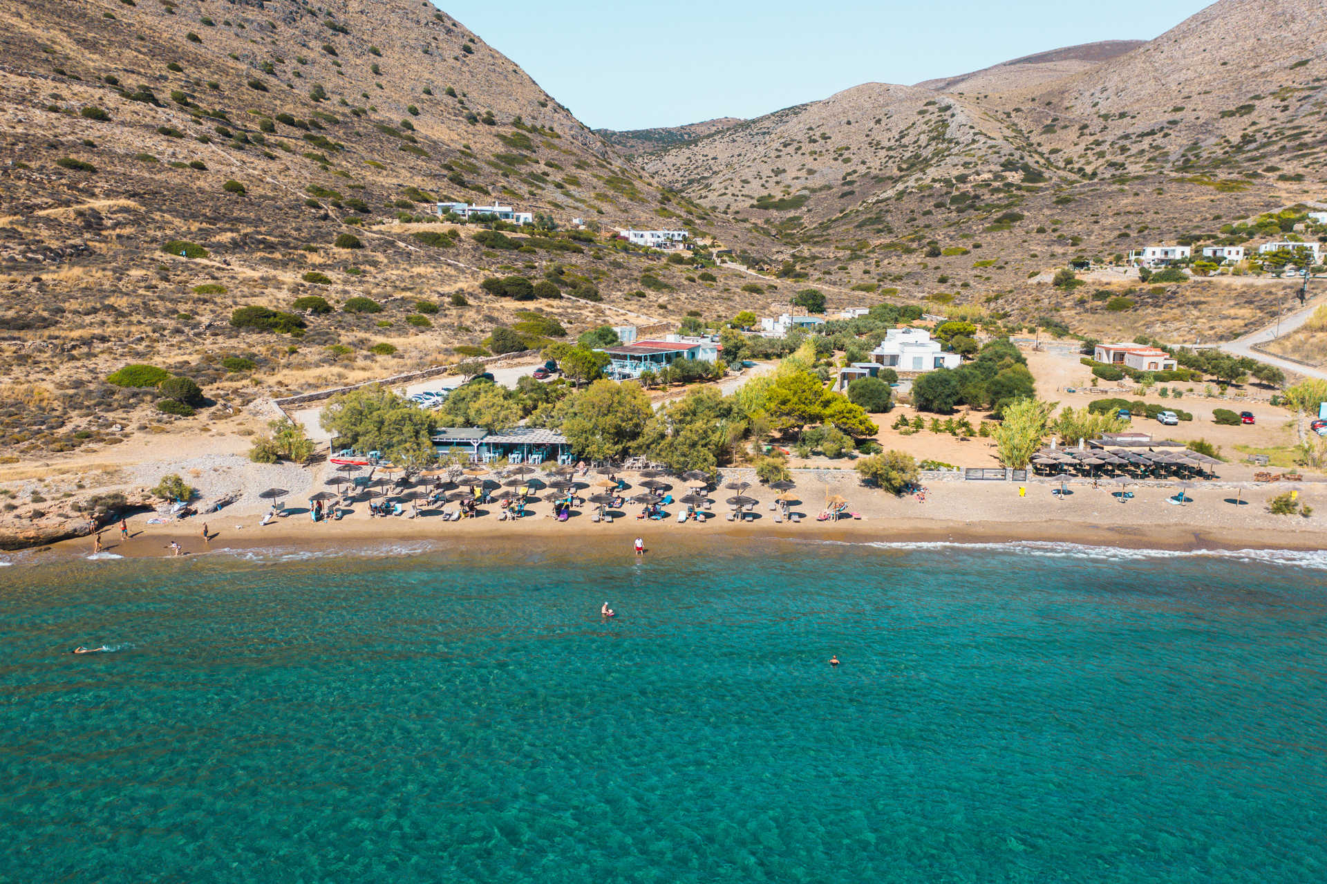 Delfini beach, Syros island, Greece