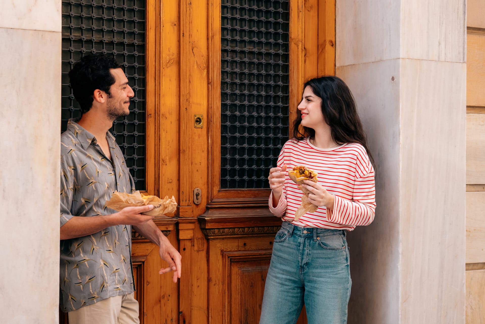 Enjoy the Athenian street food experience