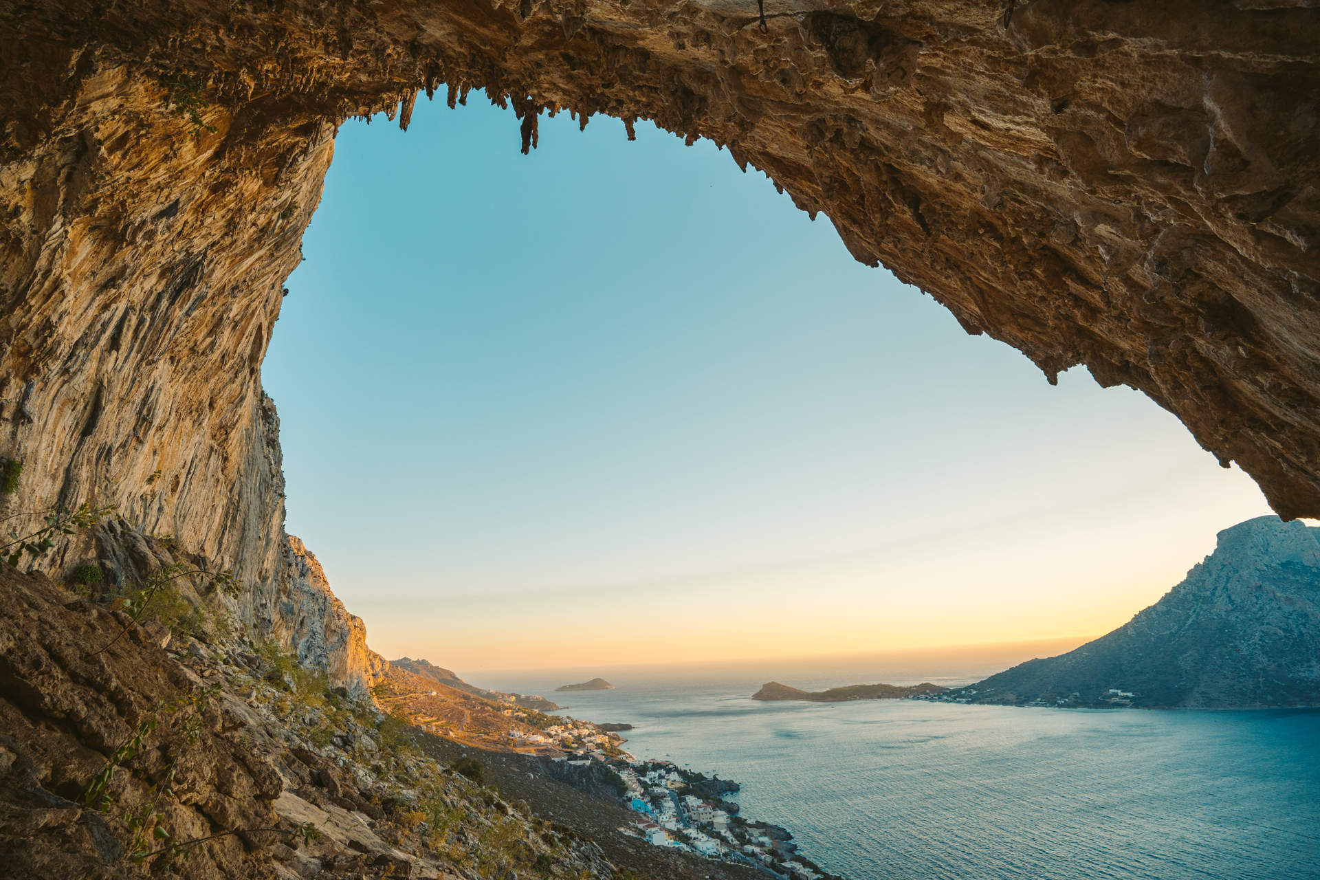 Rock climbing in Kalymnos