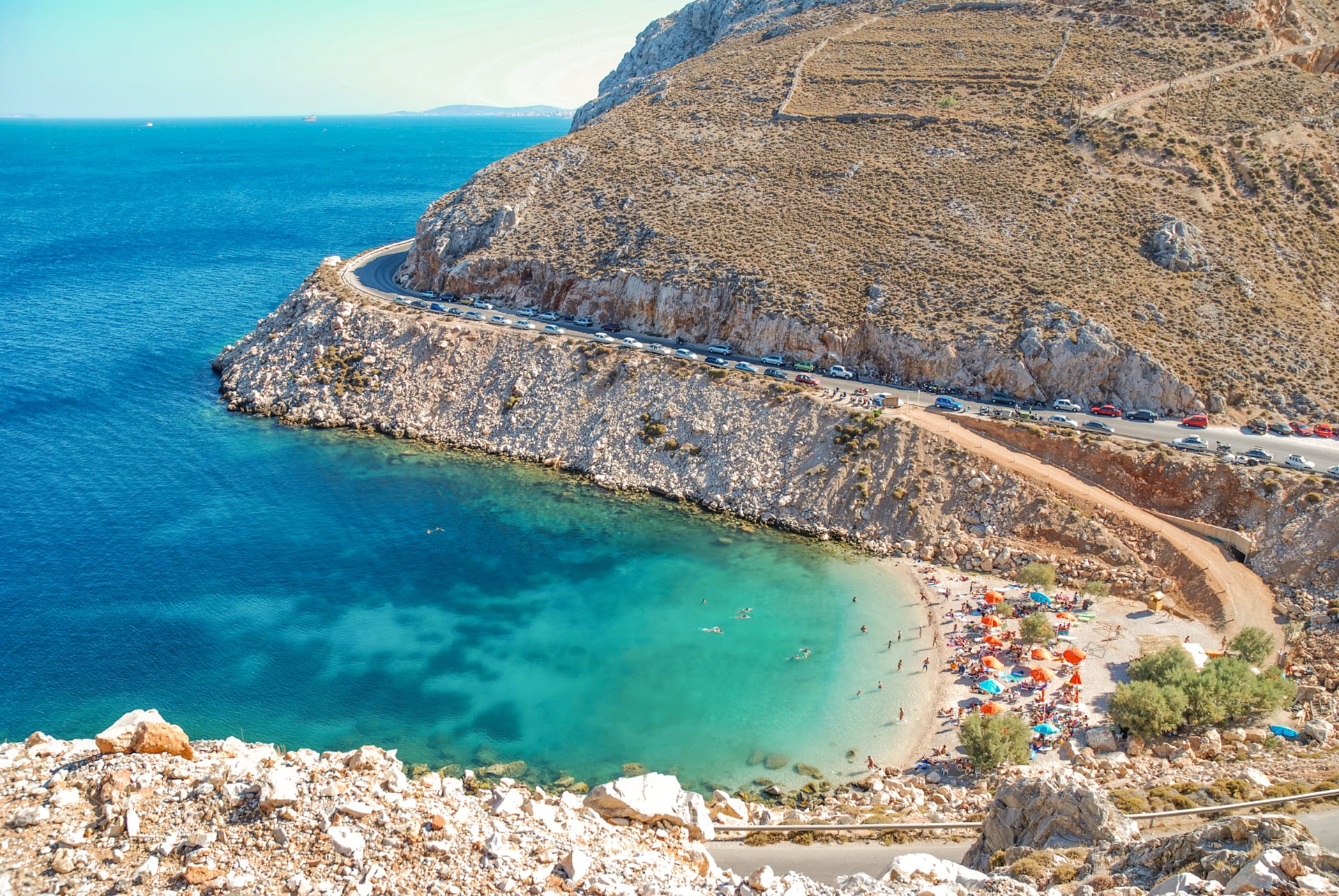 Glari beach, Chios island, Greece