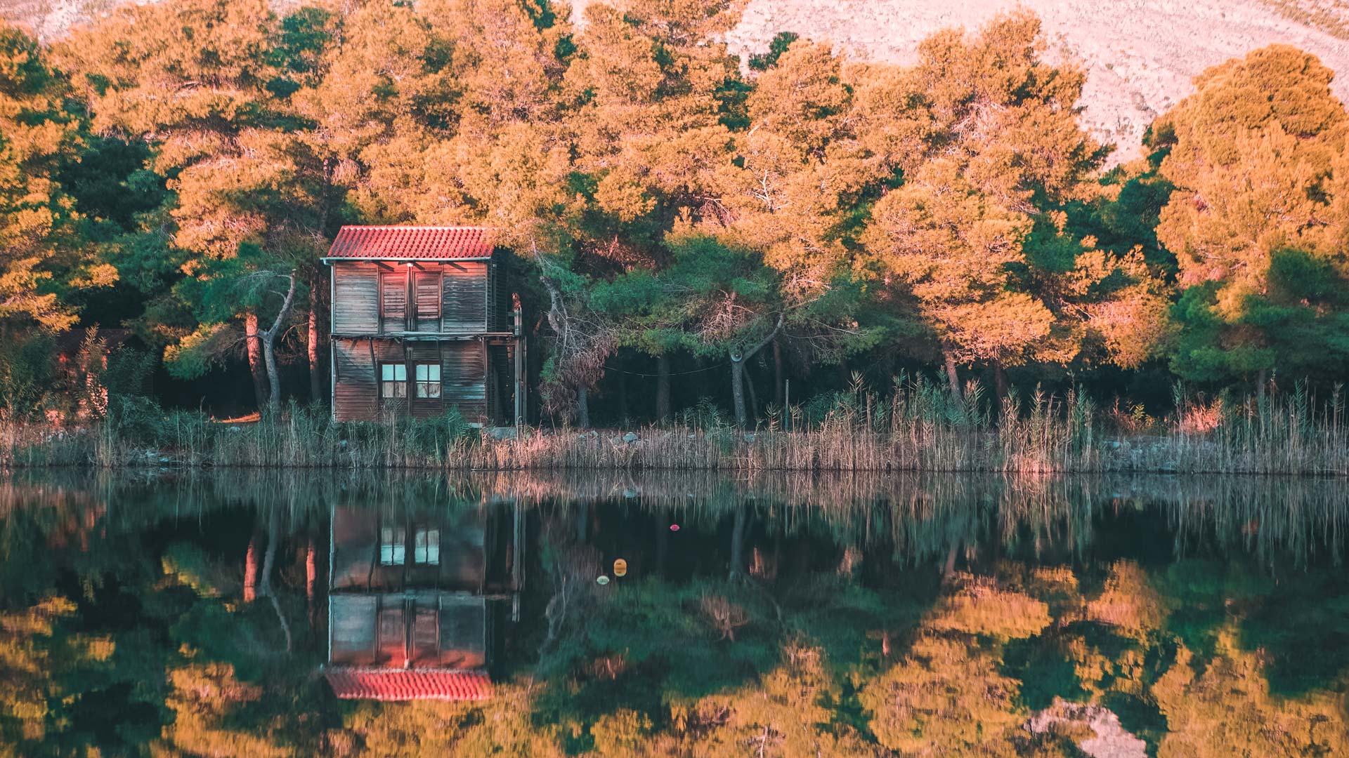 Kaïafas lake, where nymphs bathed